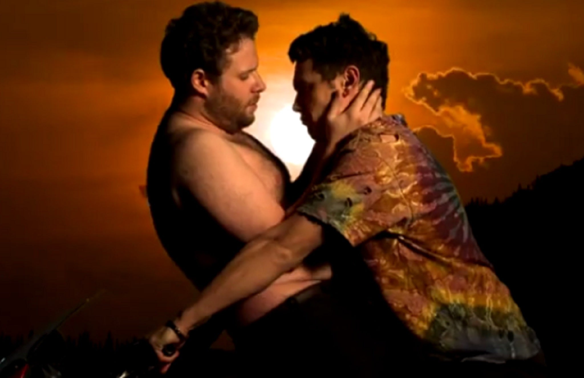 James Franco and Seth Rogen parody Kanye West and Kim Kardashian in 'Bound 3'