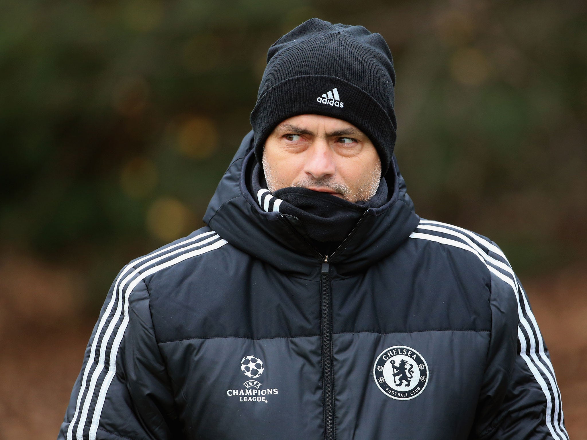 Mourinho may have chosen the wrong month to have a trim on top, with temperatures plummeting as Winter approaches