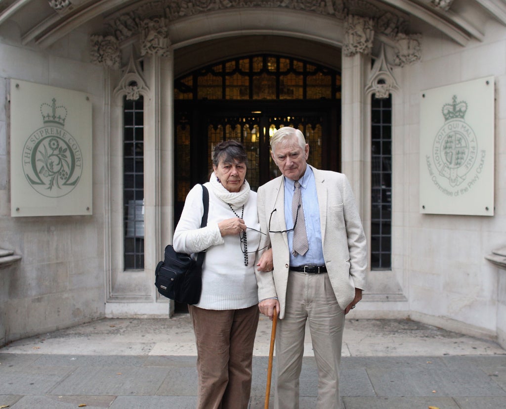 Christian guesthouse owners Peter and Hazelmary Bull