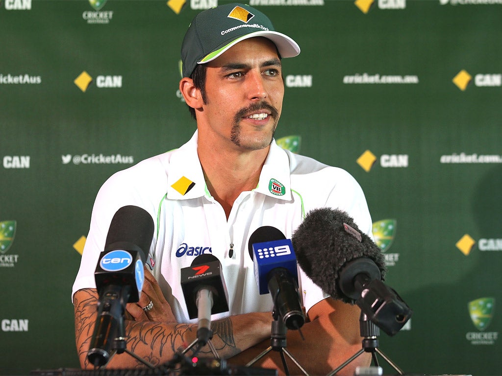 Mitchell Johnson claims that England are ‘rattled’ by his hostile fast bowling