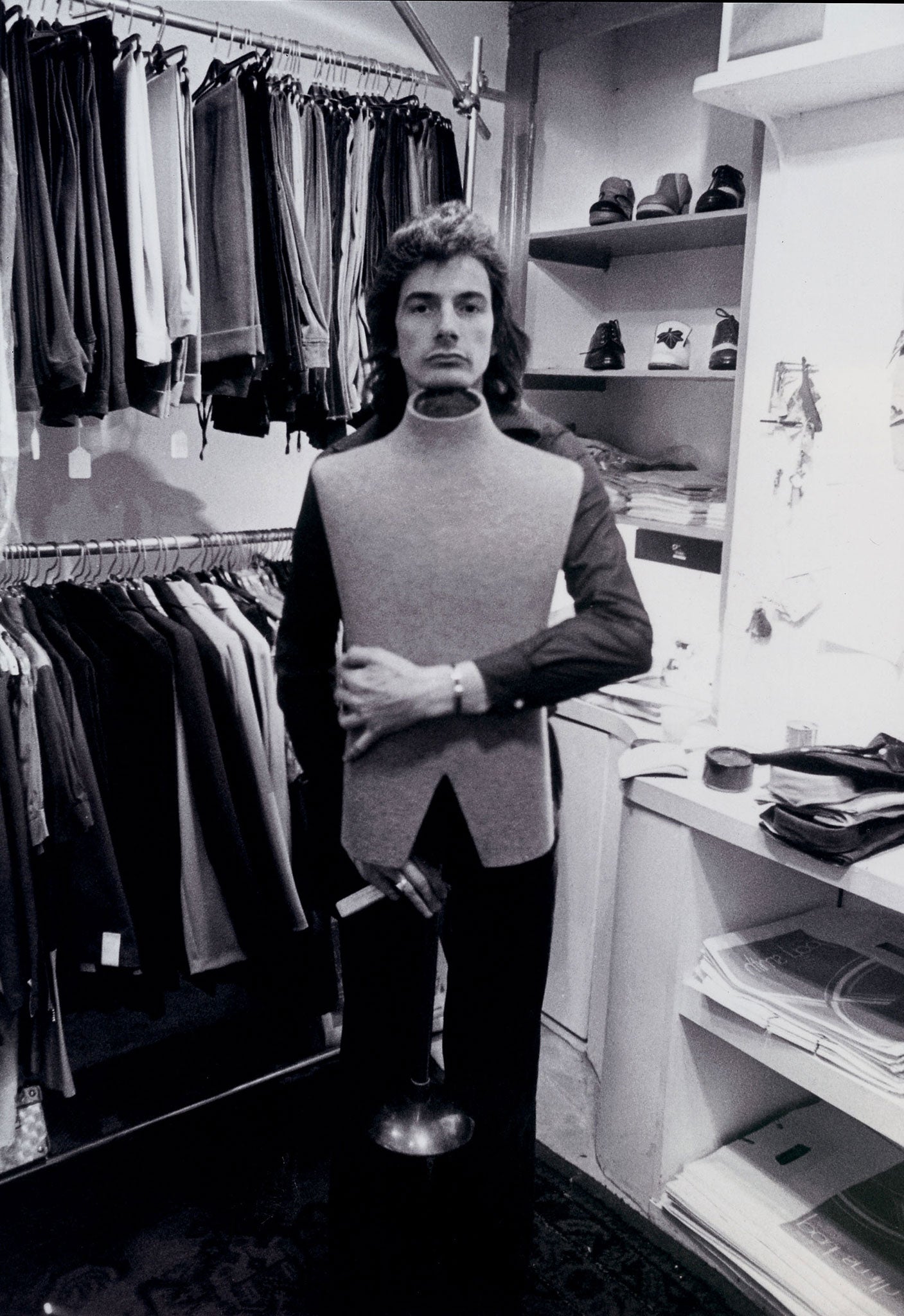 Smith in his first shop, which opened in Nottingham in 1970