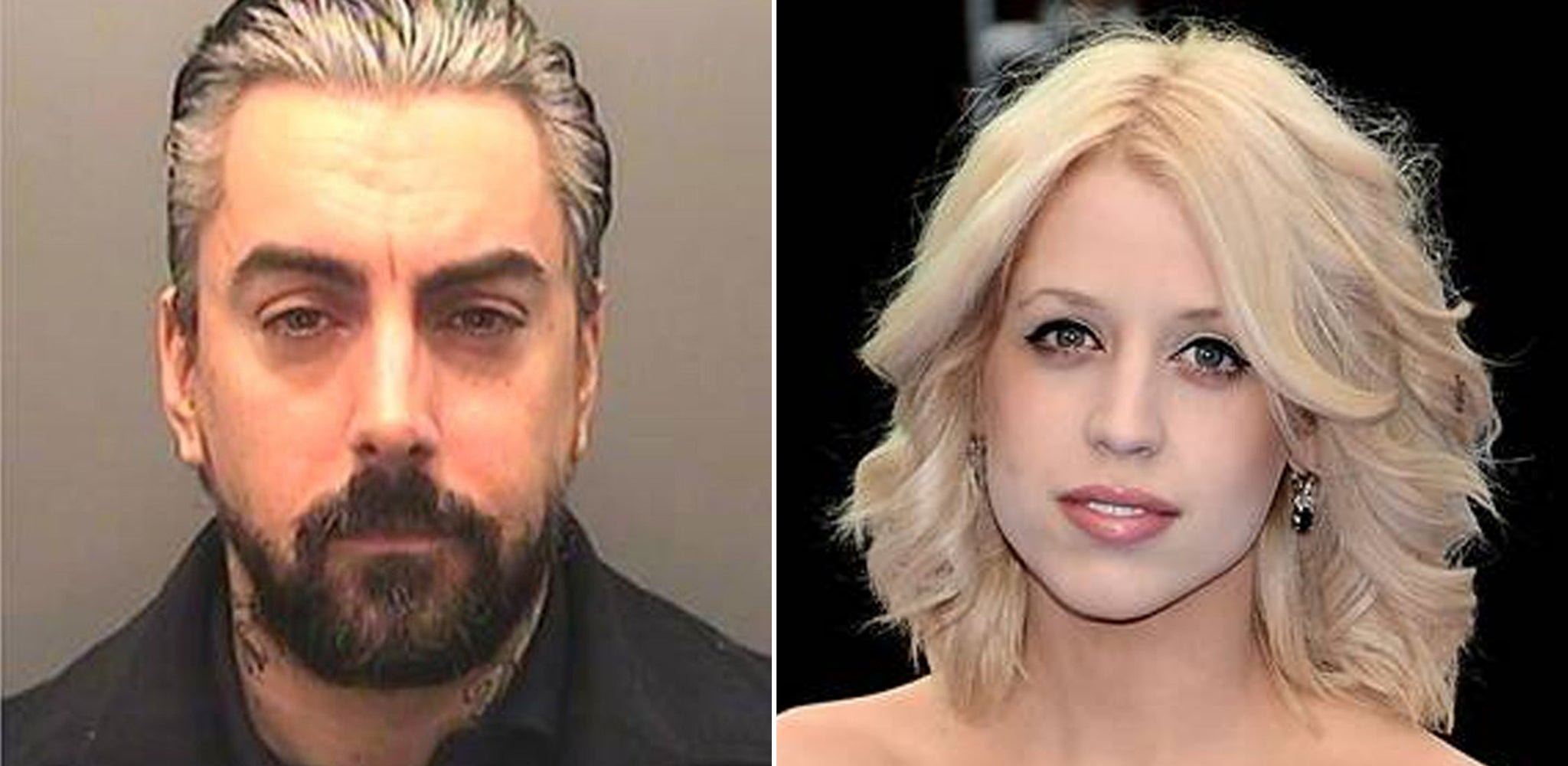 Peaches Geldof, right, named two women purported to be the two women who helped Ian Watkins, left, abuse their own children