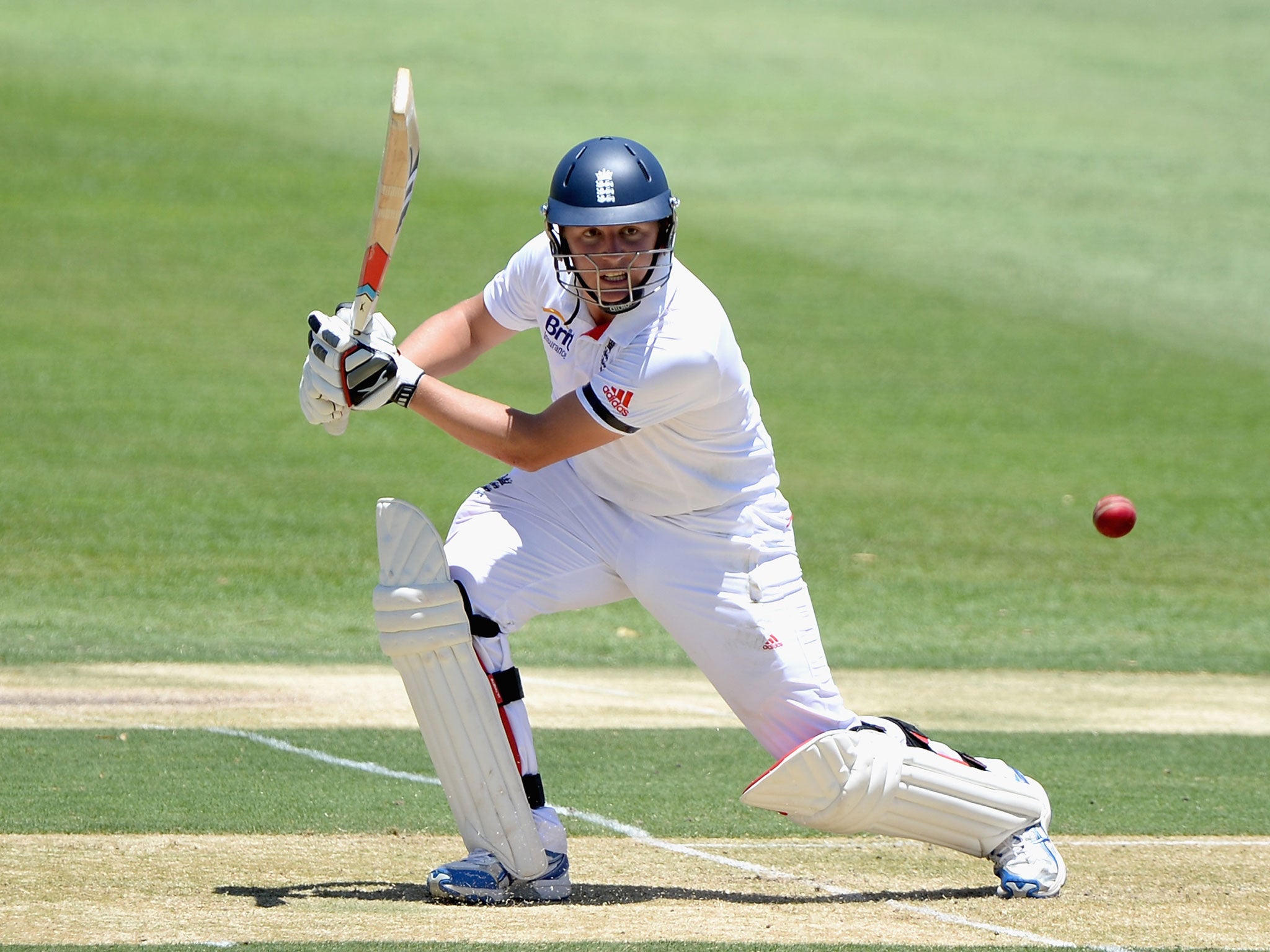 England batsman Gary Ballance looks to be the favourite to replace the departed Jonathan Trott after hitting a half-century in the warm-up match against an Australian Chairman's XI