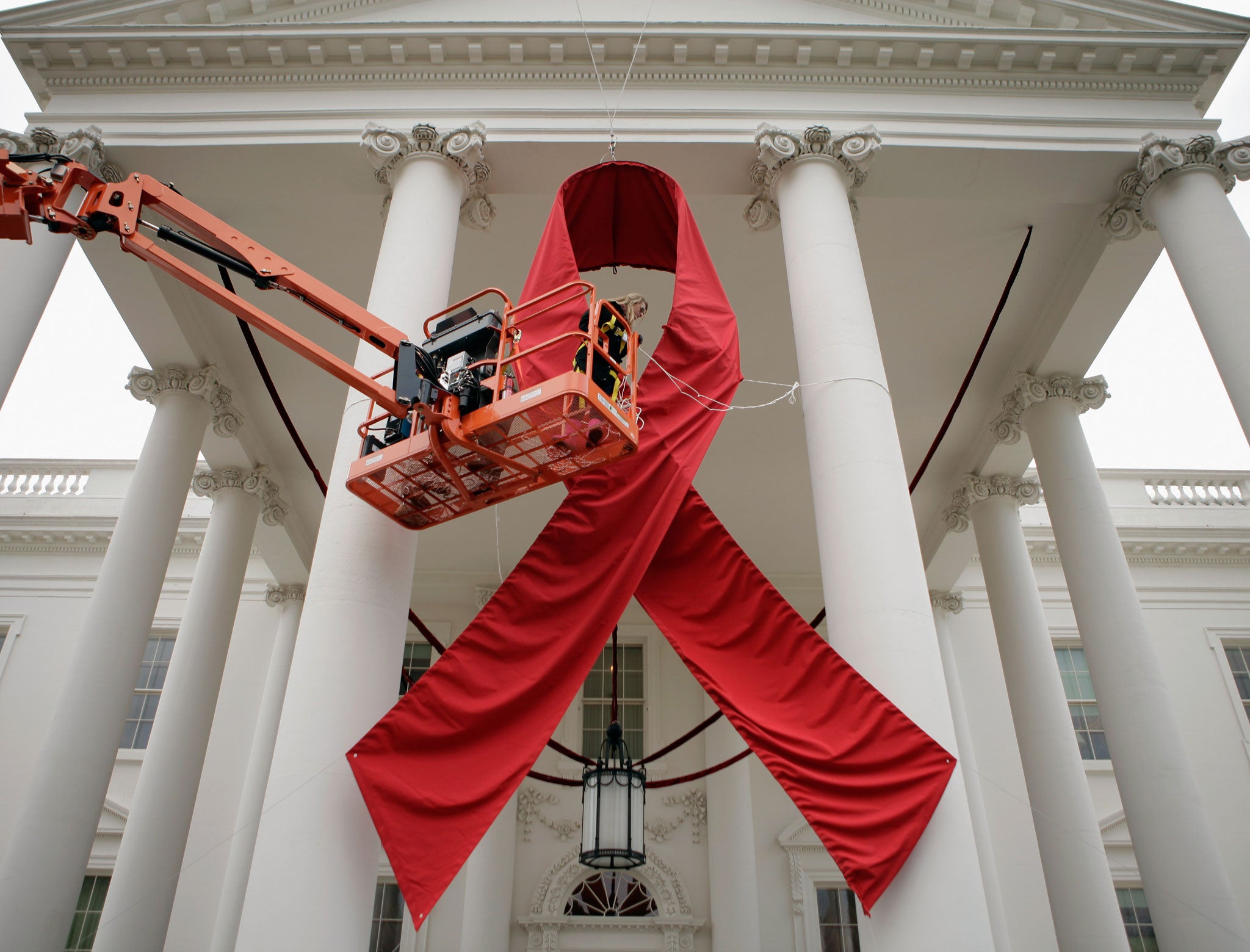 The White House Prepares For World AIDS Day in November 2011