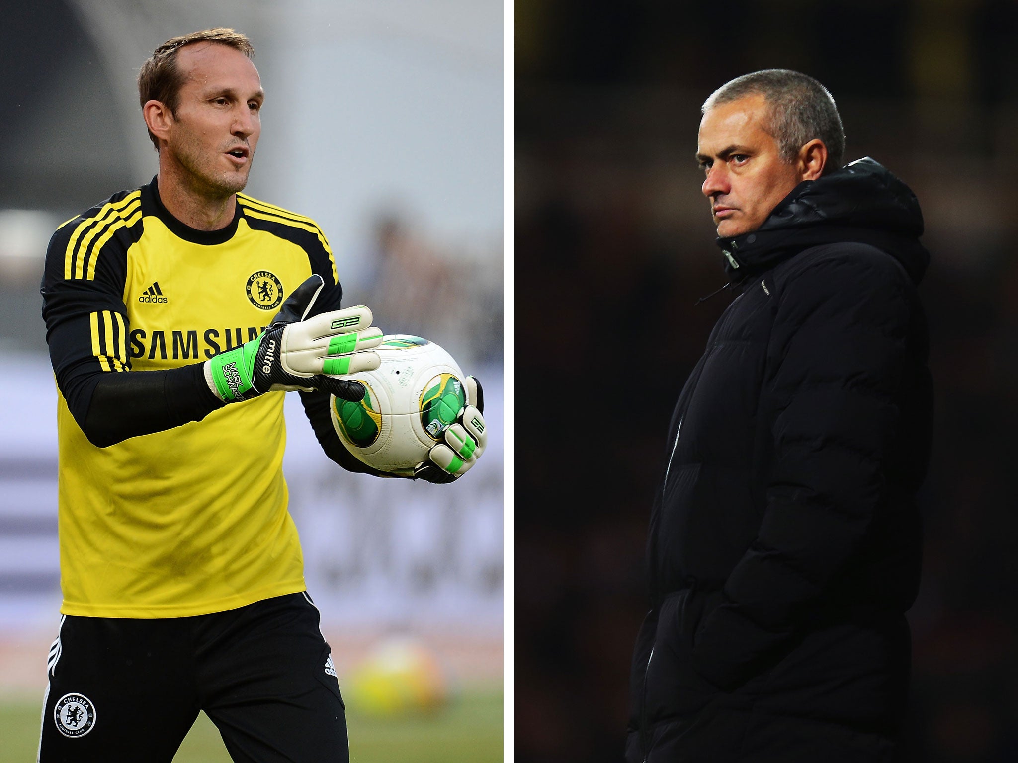 Chelsea goalkeeper Mark Schwarzer has admitted that Jose Mourinho is no longer 'The Happy One'