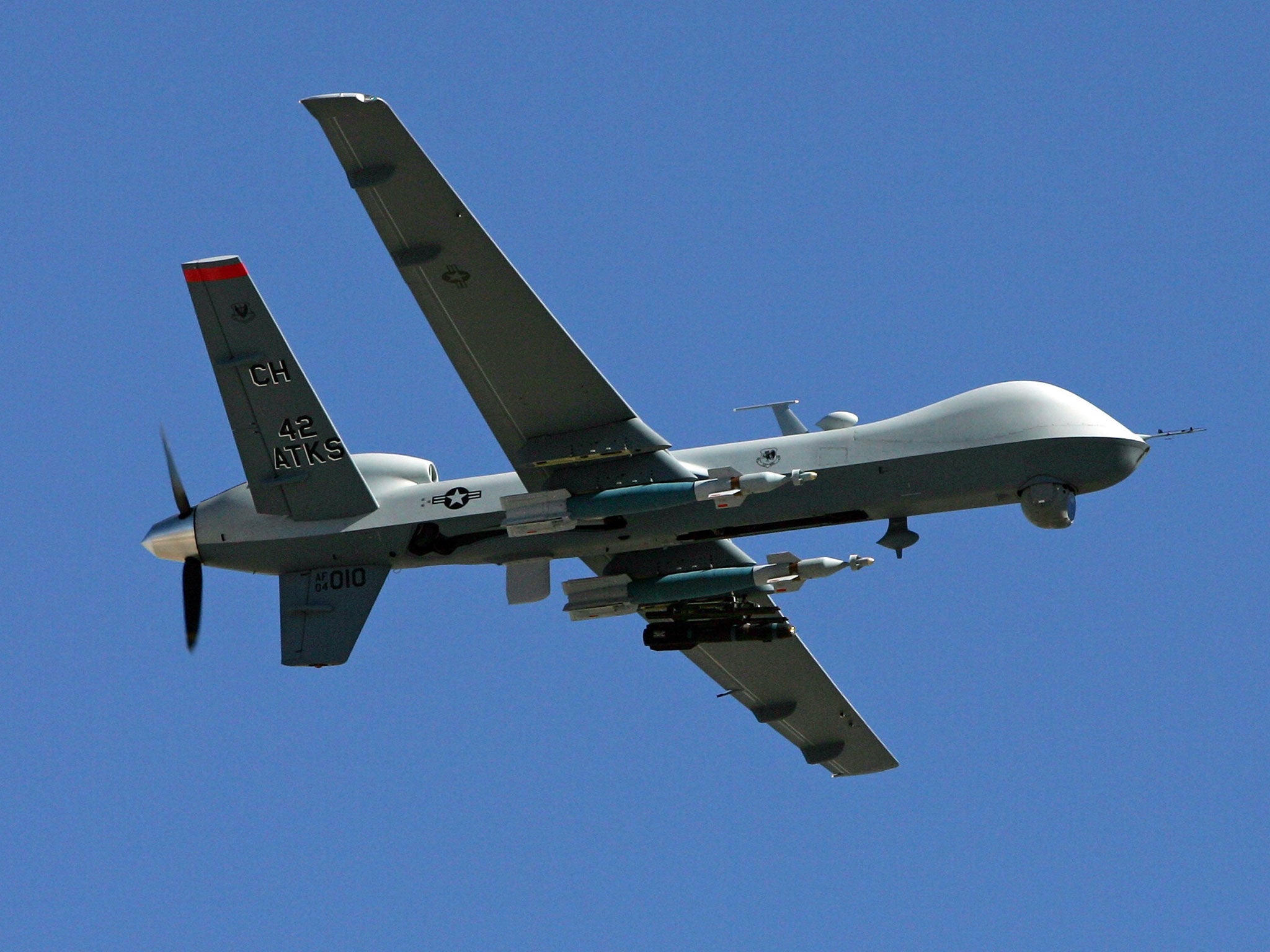 The Afghan president Hamid Karzai said the airstrike was carried out by a drone