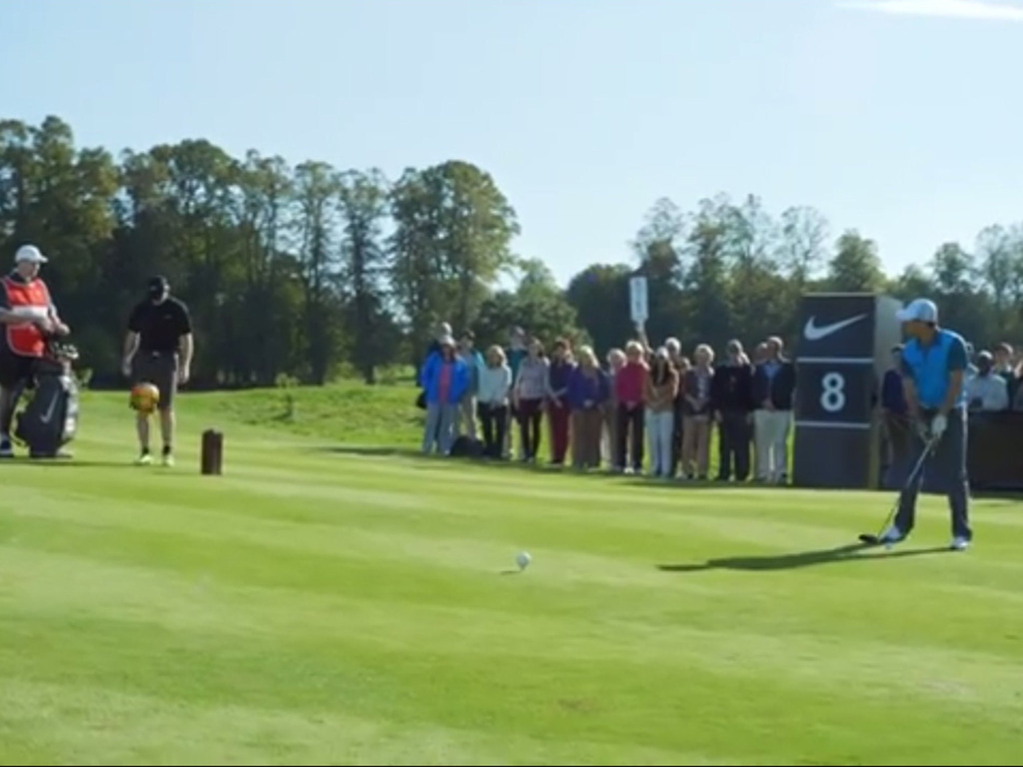 Wayne Rooney and Rory McIlroy in the latest Nike advert