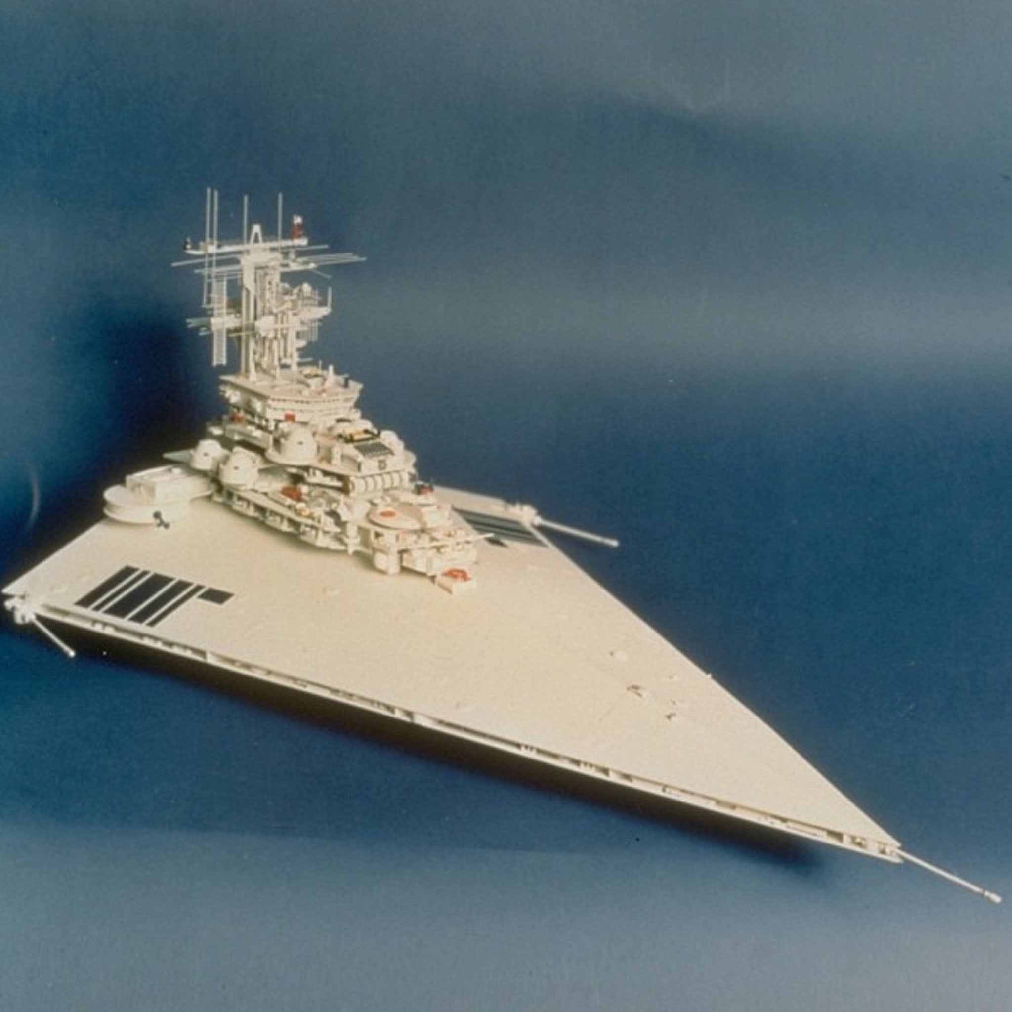 Colin Cantwell's Star Destroyer model for A New Hope