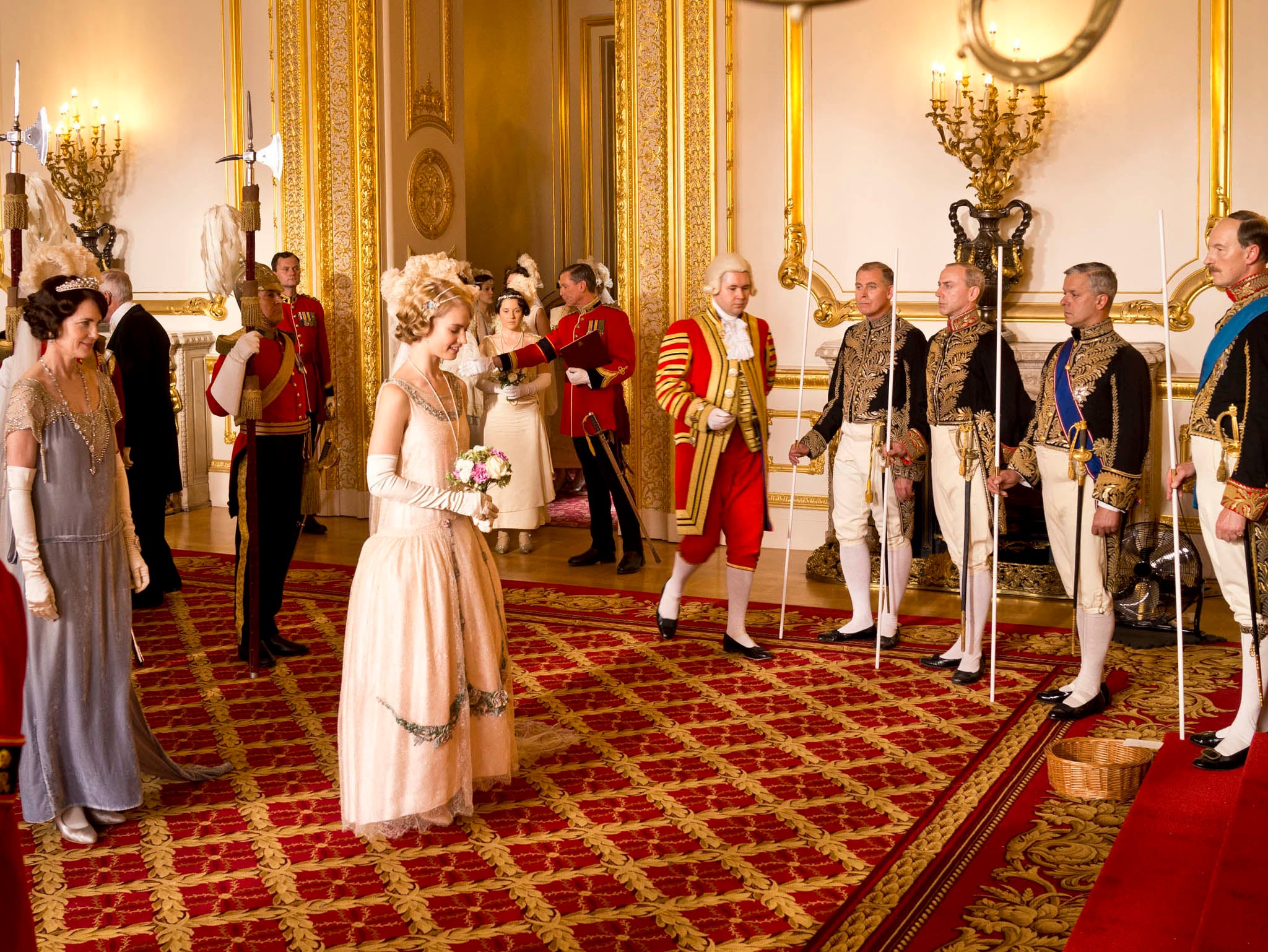 Rose presents herself to the King and Queen at Buckingham Palace