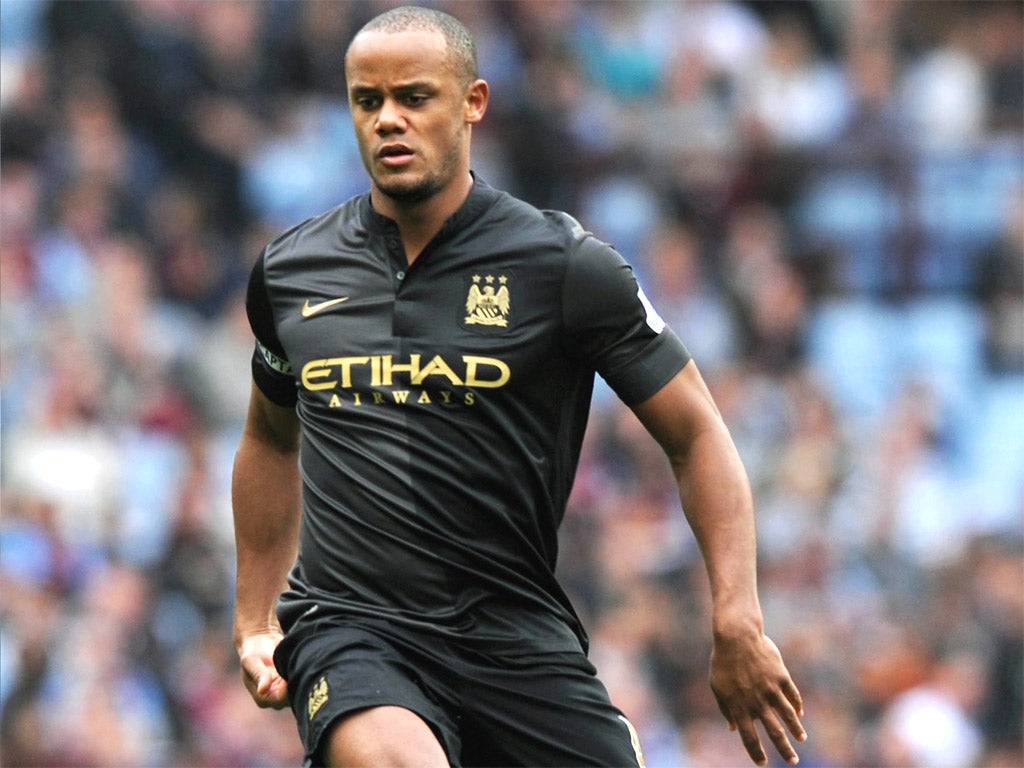 Manchester City’s central defender Vincent Kompany