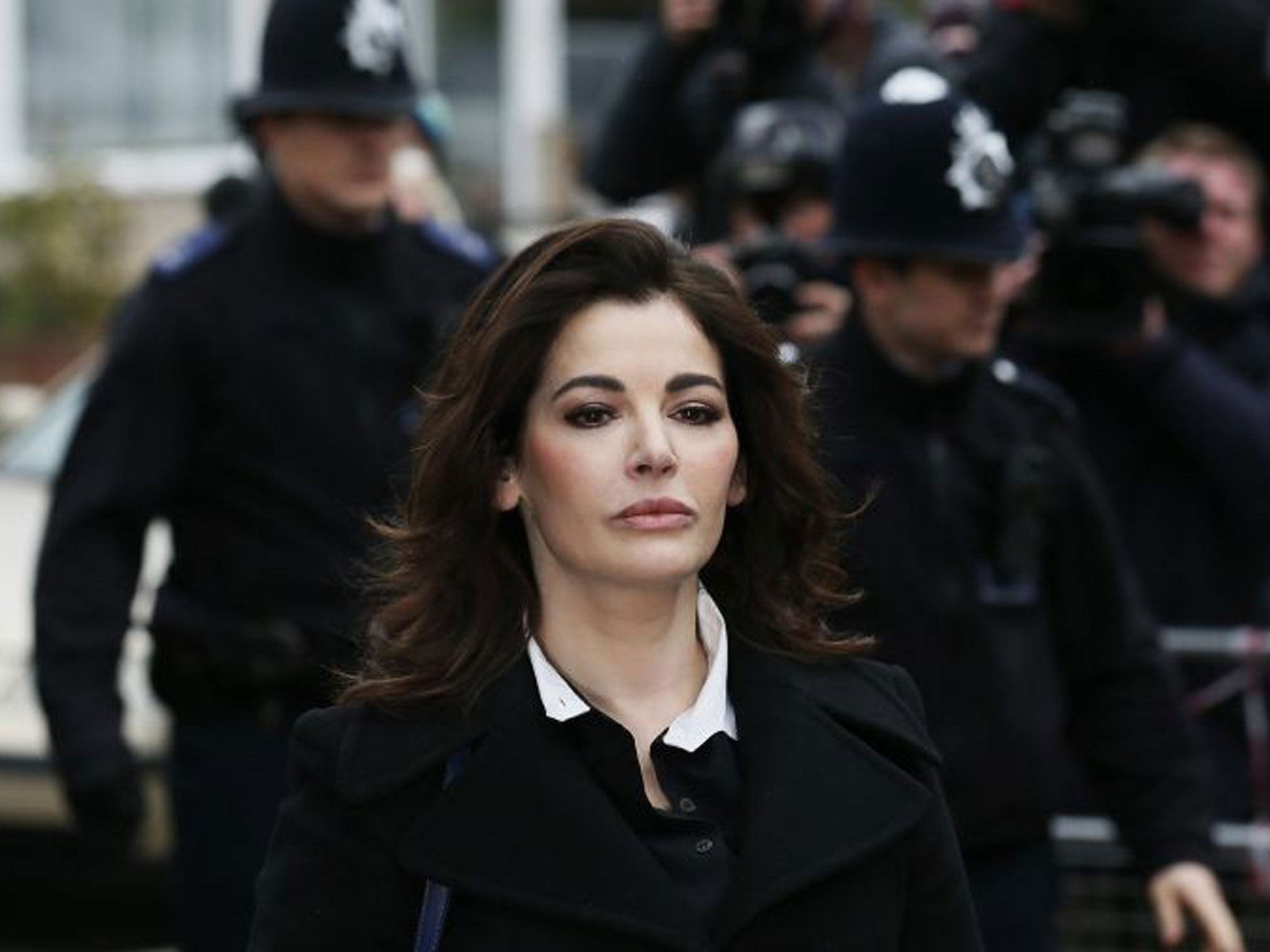 Nigella Lawson arrives at Isleworth Crown Court in west London