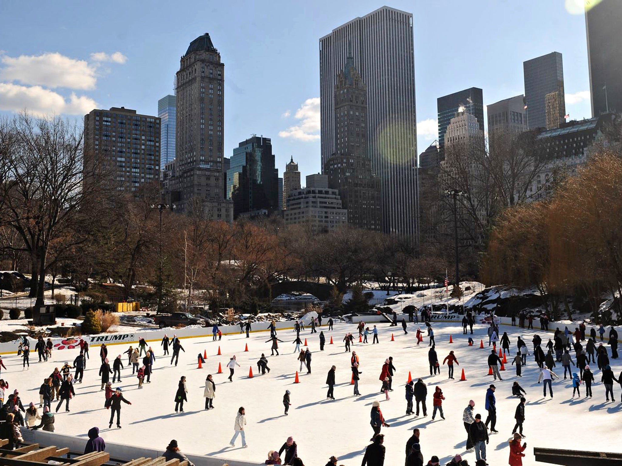 Get your skates on: New York has endless attractions, such as the Wollman ice rink