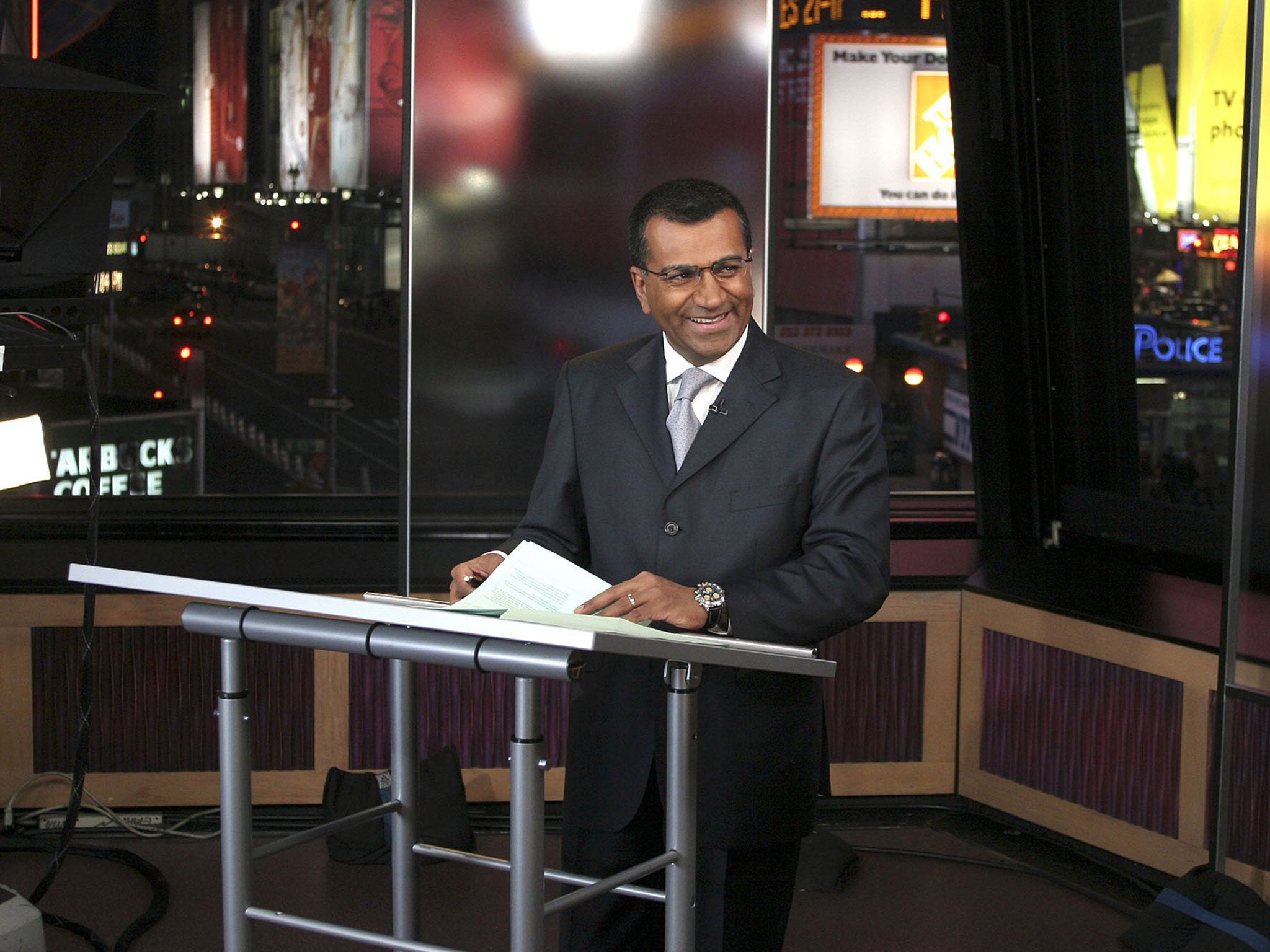 Martin Bashir hosted a regular afternoon news discussion show on the US TV channel MSNBC