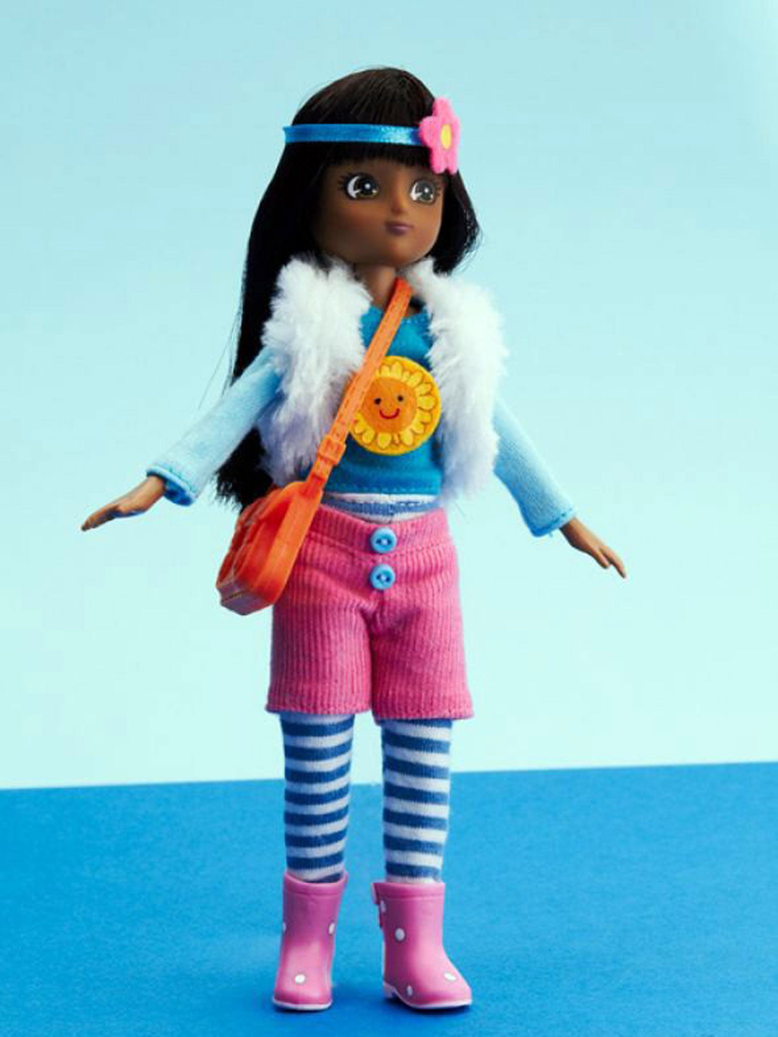 Pink stinks: a Lottie doll, which is designed to have the same proportions as a nine-year-old girl