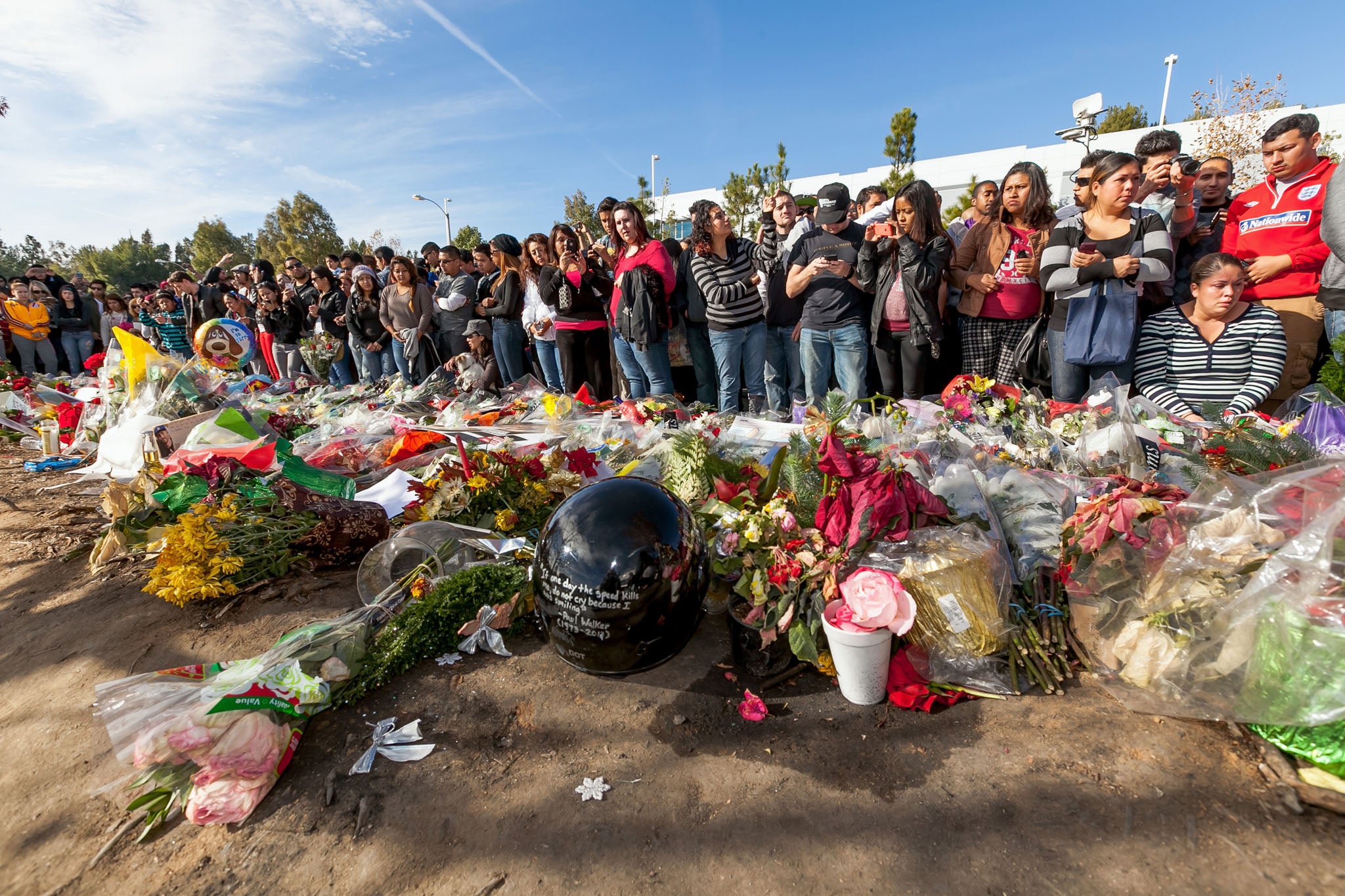 Thousands turned out to pay their respects to the late Fast &amp; Furious star Paul Walker