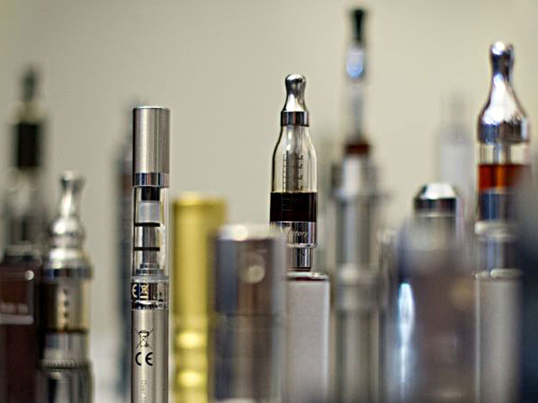 A selection of e-cigarettes