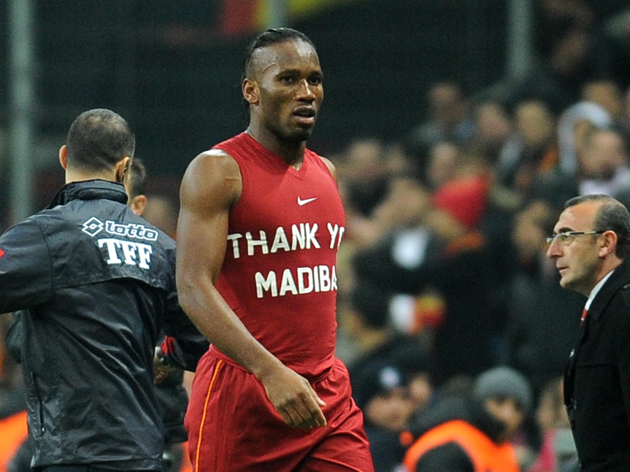 Didier Drogba pays tribute to Mandela