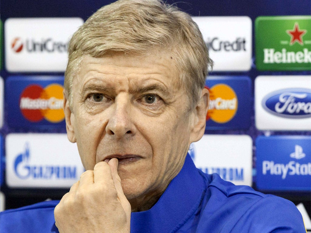 Arsène Wenger knows a draw or better against Napoli tonight will clinch the group for Arsenal