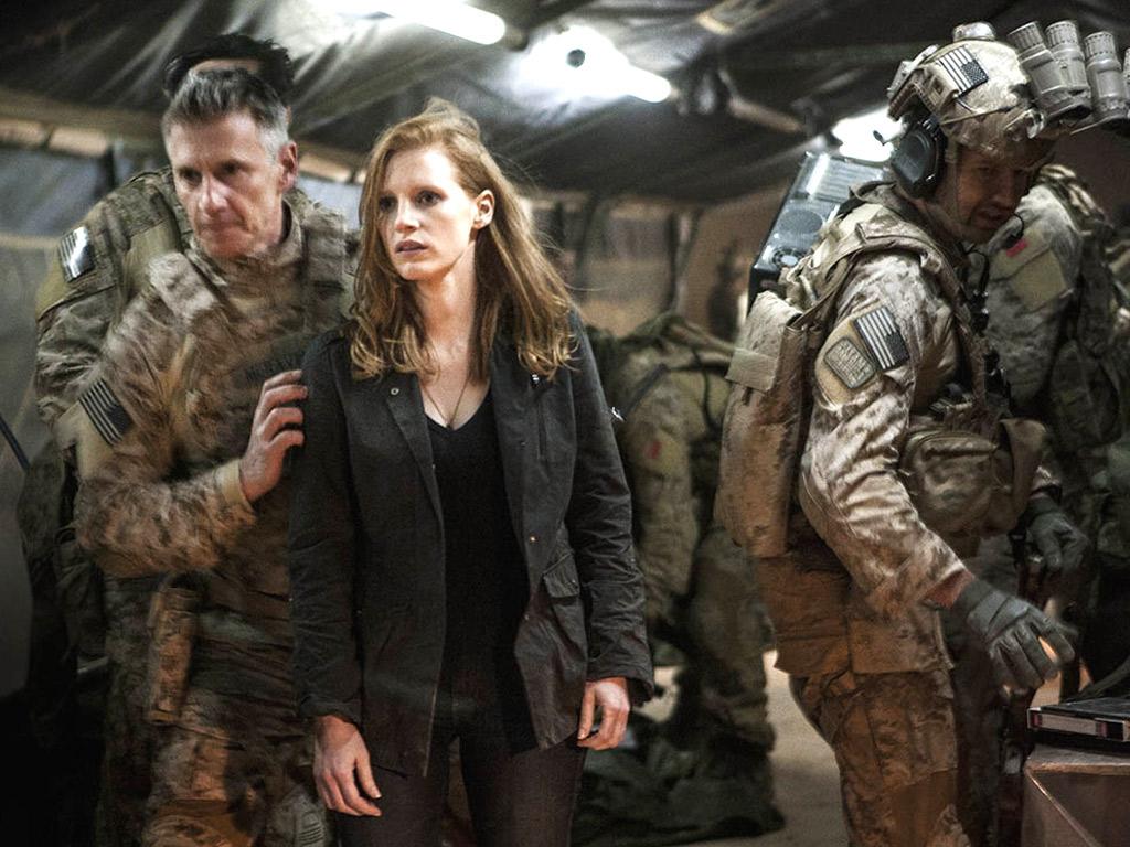 Oscar nominated Jessica Chastain in 'Zero Dark Thirty'