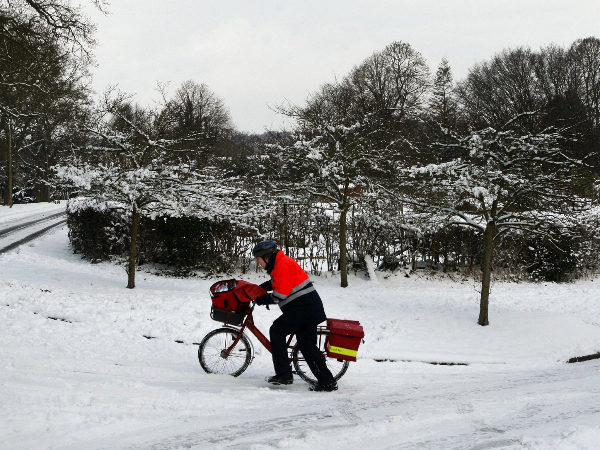 The wheel thing: a postman and his trusty companion