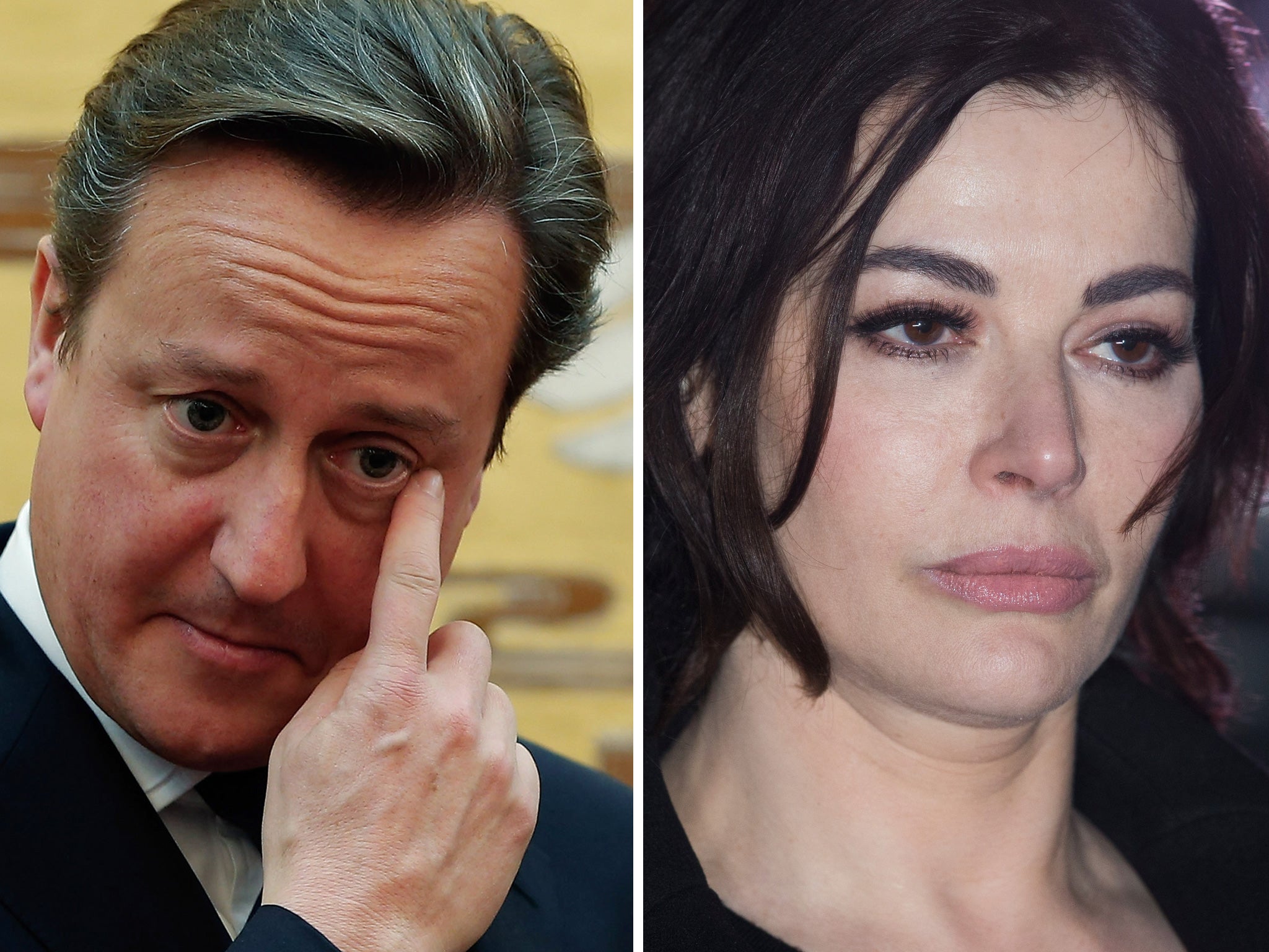 Jurors have been warned to ignore David Cameron's comments about Nigella Lawson