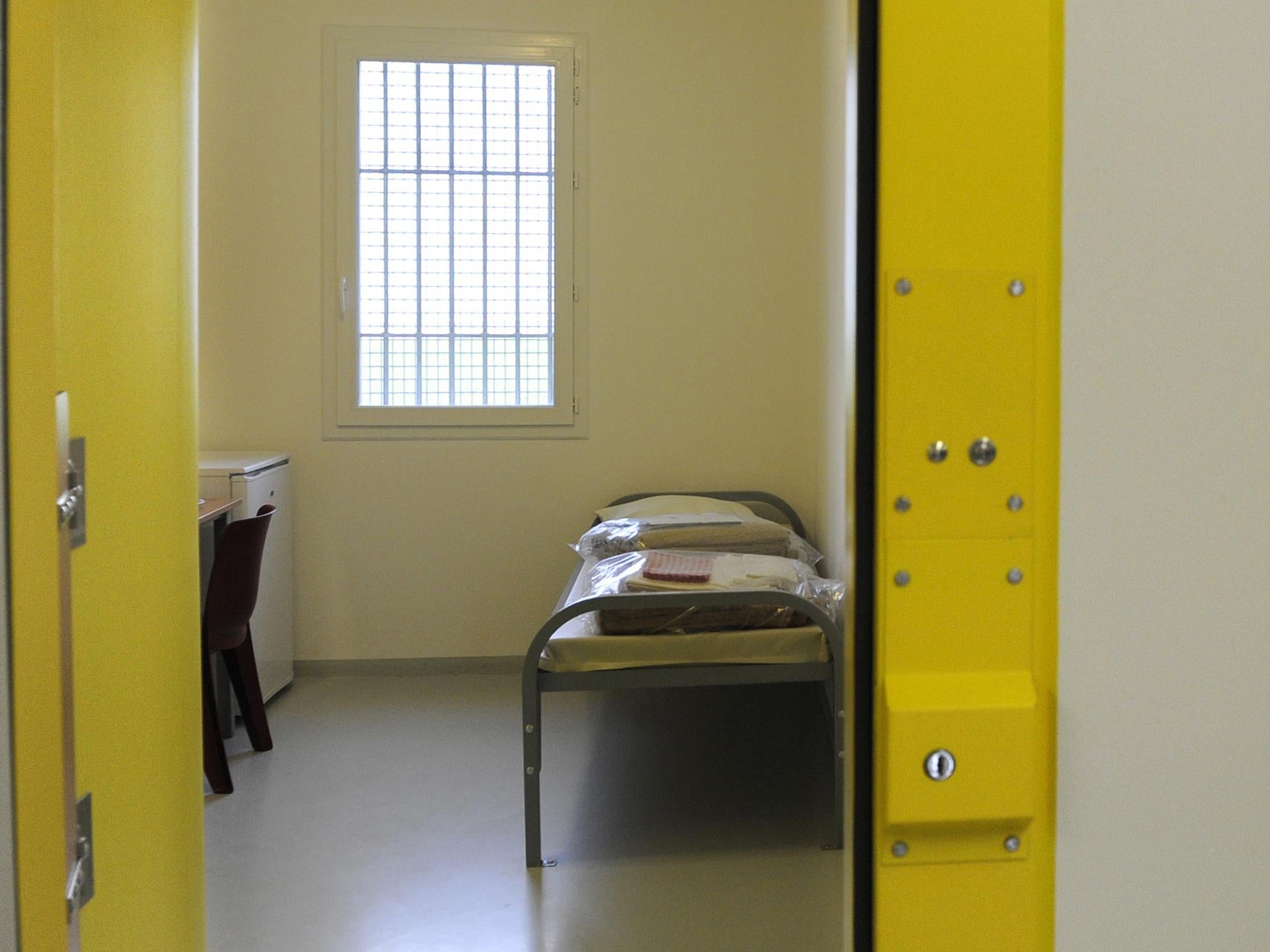 File image showing a prison cell.