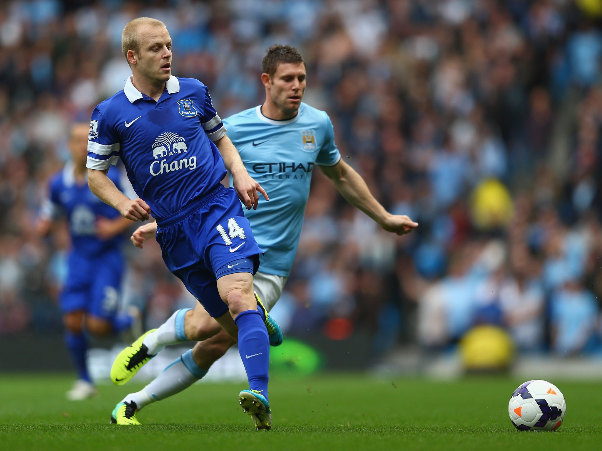 Everton striker Steven Naismith was given a sense of perspective after his uncle was caught up in the Clutha pub helicopter crash