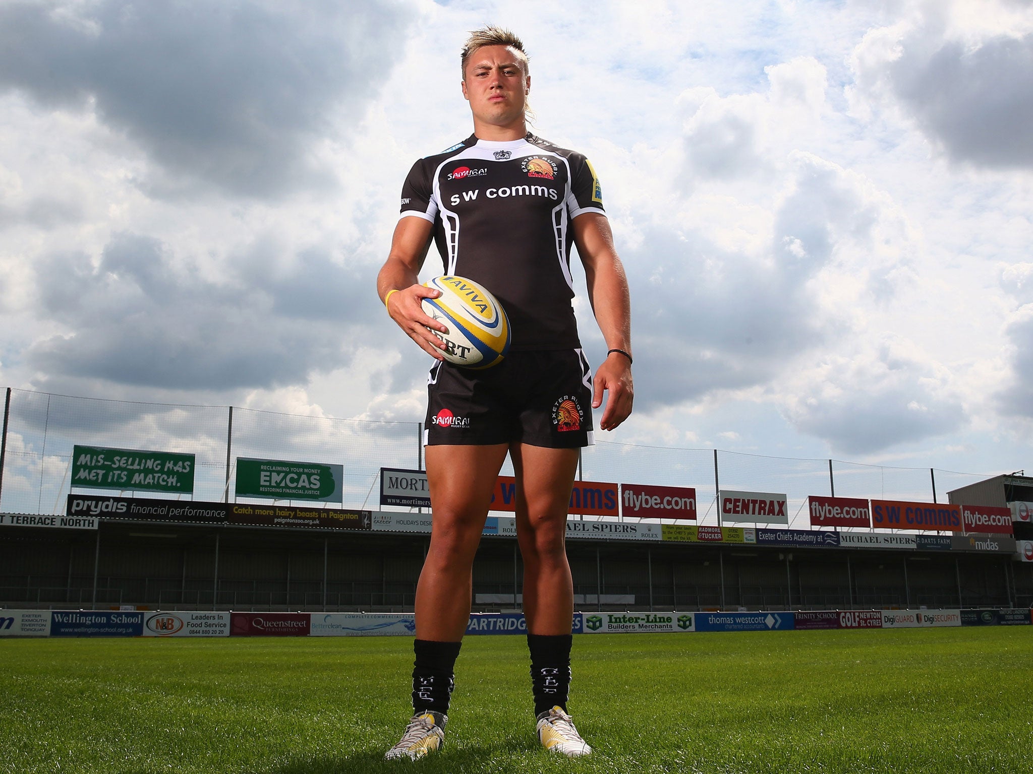 Jack Nowell at Sandy Park. 'Things have gone really well for me. I'm at home'