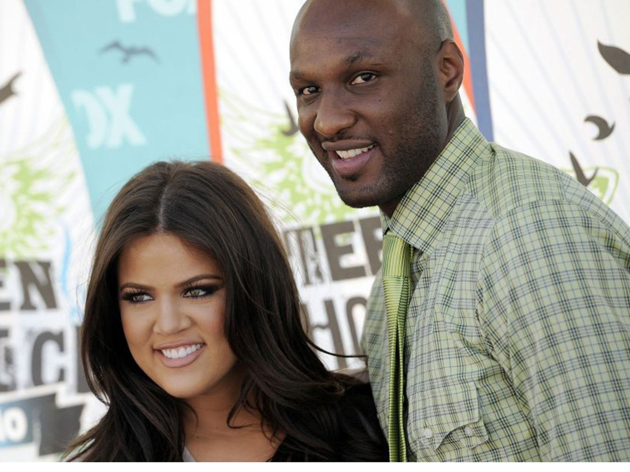 Lamar Odom and Khloe Kardashian in 2013