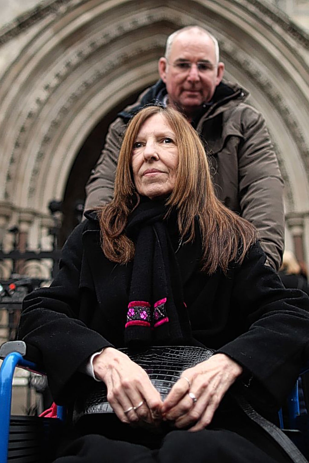 Doing her justice: Campaigner Anne Williams outside the High Court