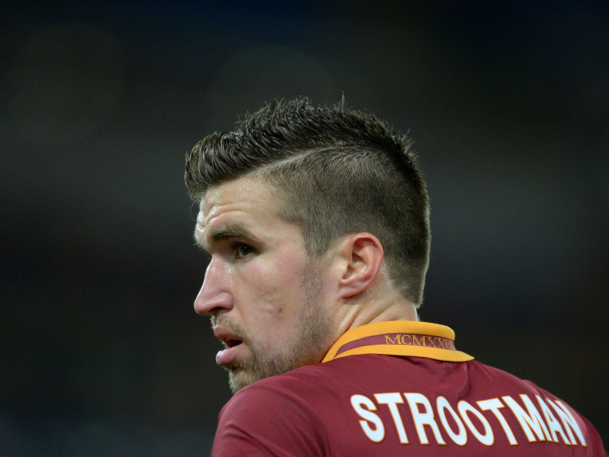 Kevin Strootman in action for Roma