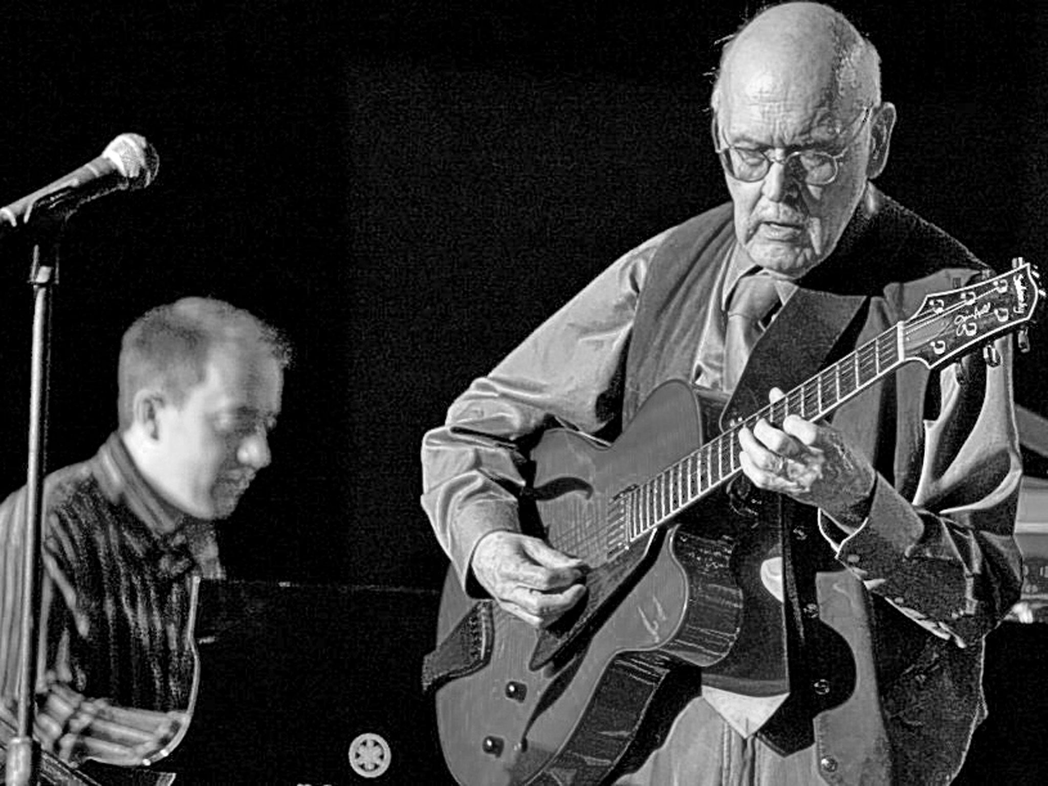 Hall at the 50th Monterey Jazz Festival in 2007, with Geoffrey Keezer on piano