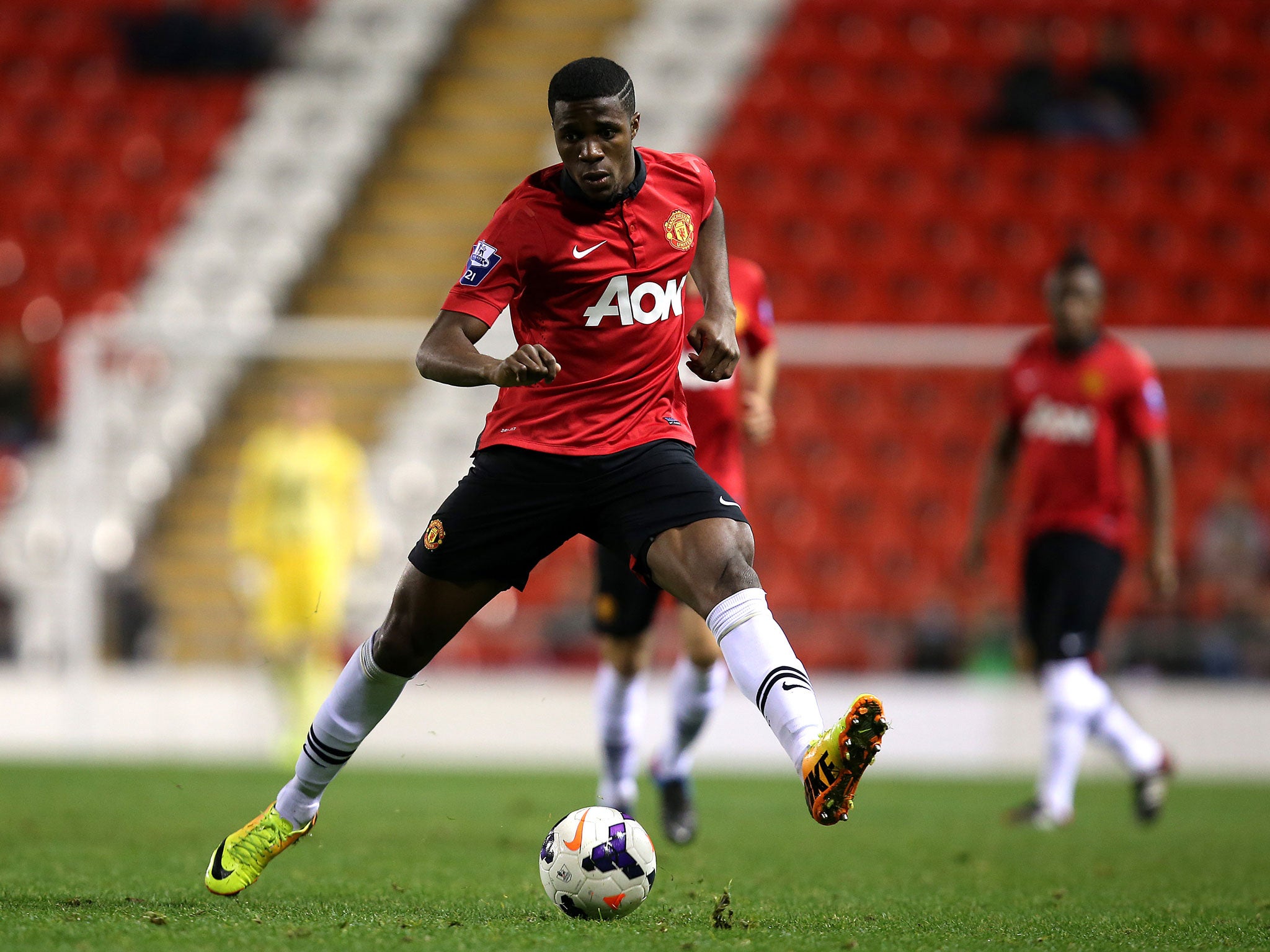 Wilfried Zaha of Manchester United