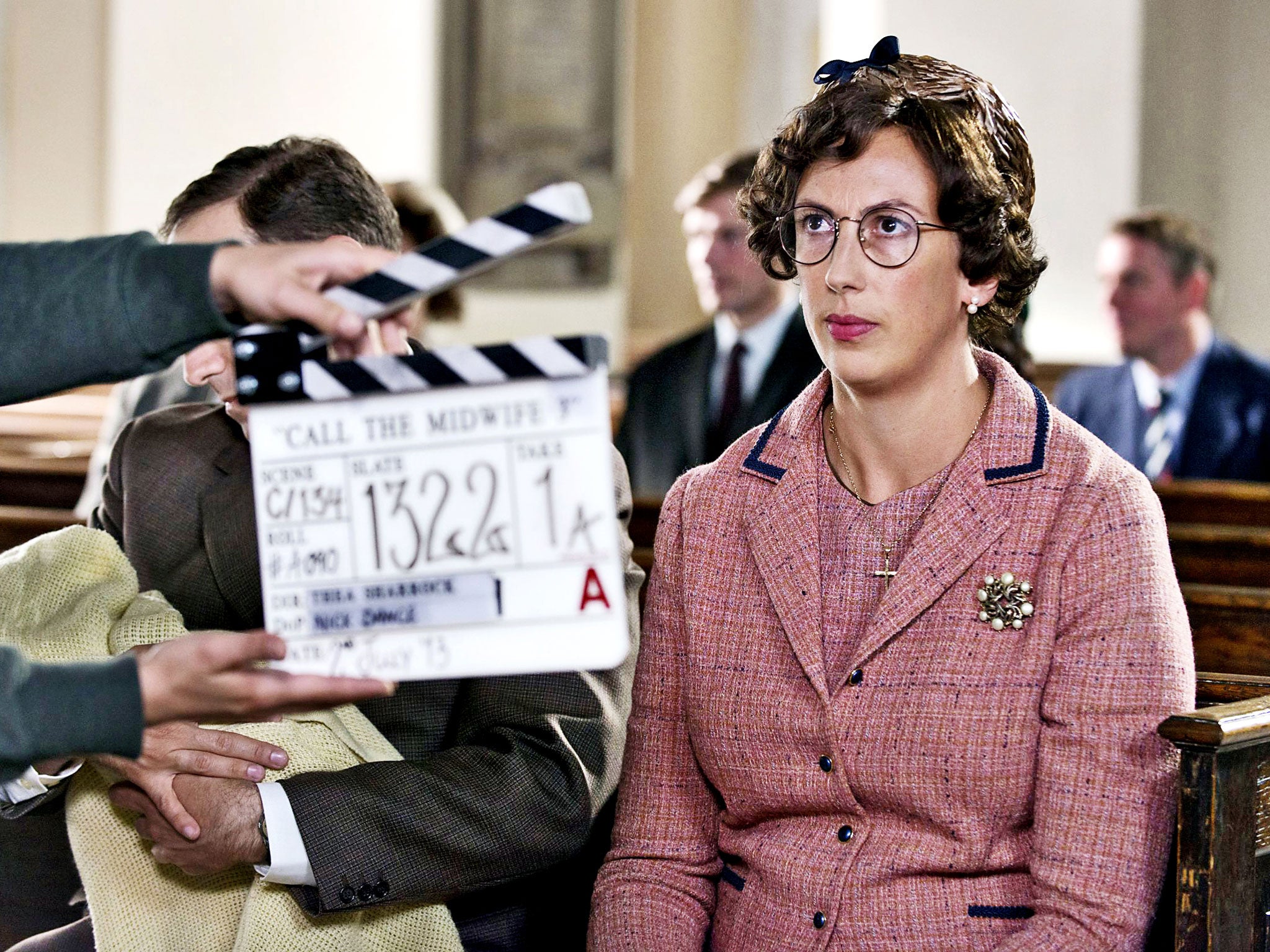 A born natural: Miranda Hart as Chummy Noakes in 'Call the Midwife'