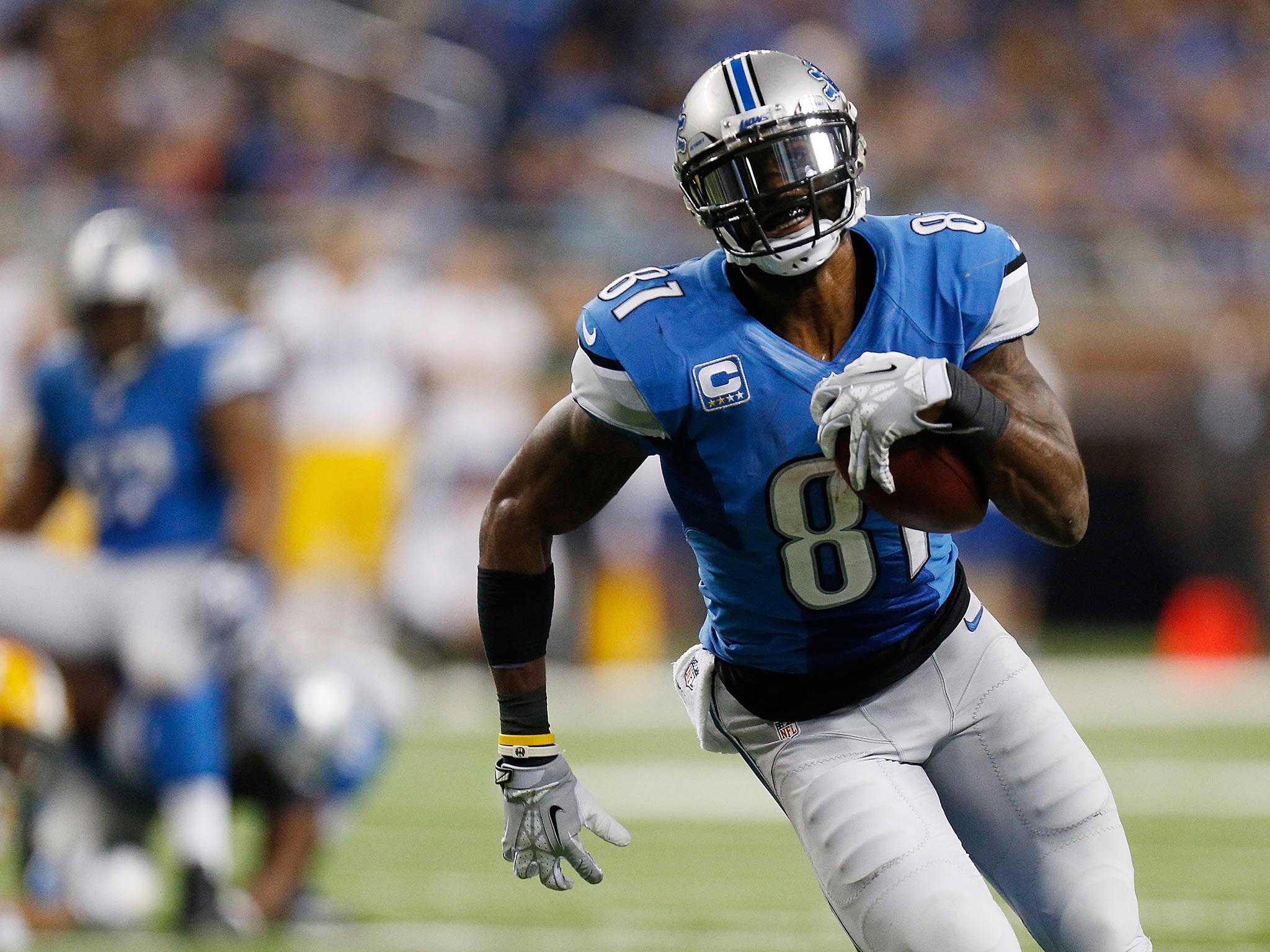 Calvin Johnson, aka Megatron, of the Detroit Lions