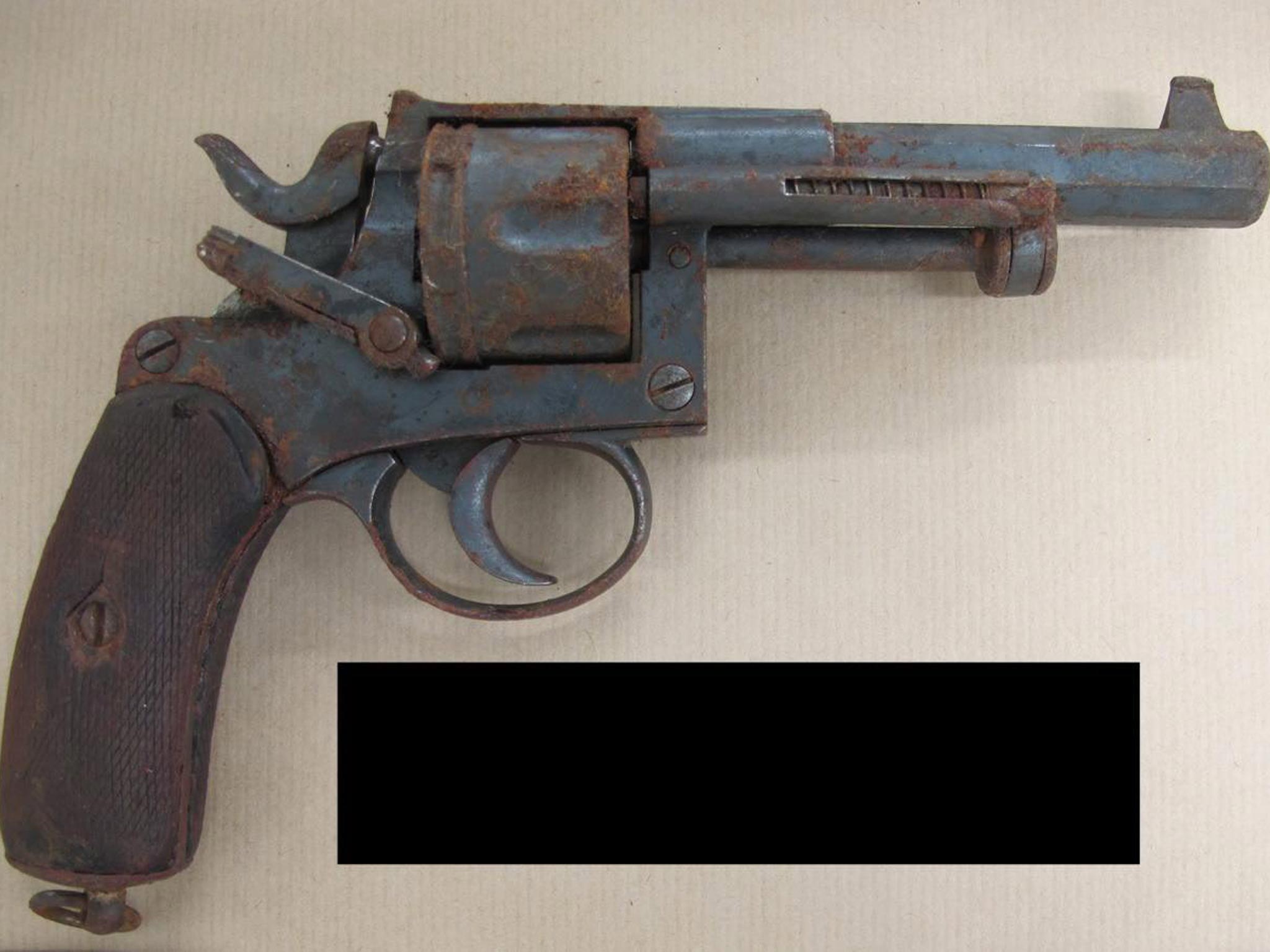 The gun used in the attack on British soldier Lee Rigby outside Woolwich barracks