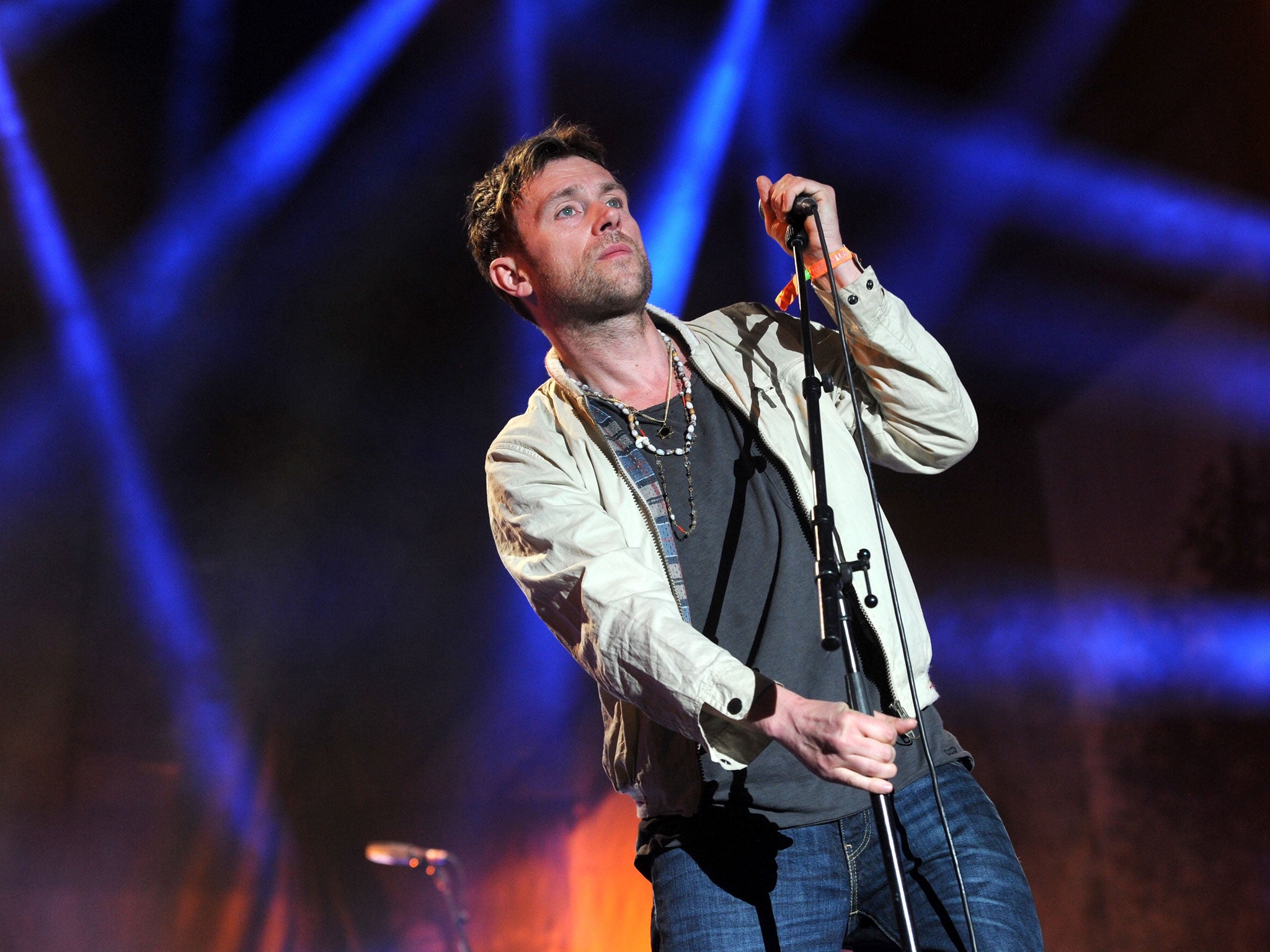 To cap it all: Damon Albarn