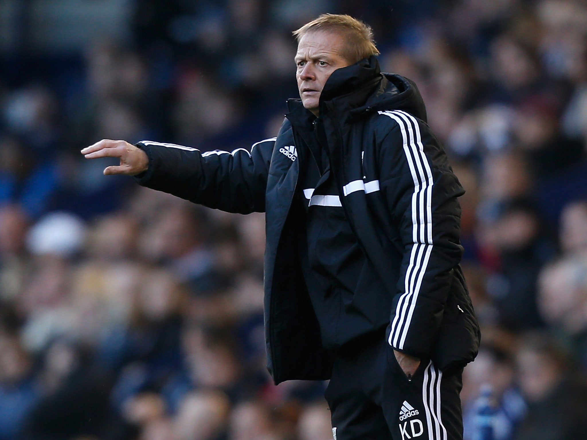 West Brom assistant manager Keith Downing will take charge of their Premier League match against Hull this weekend