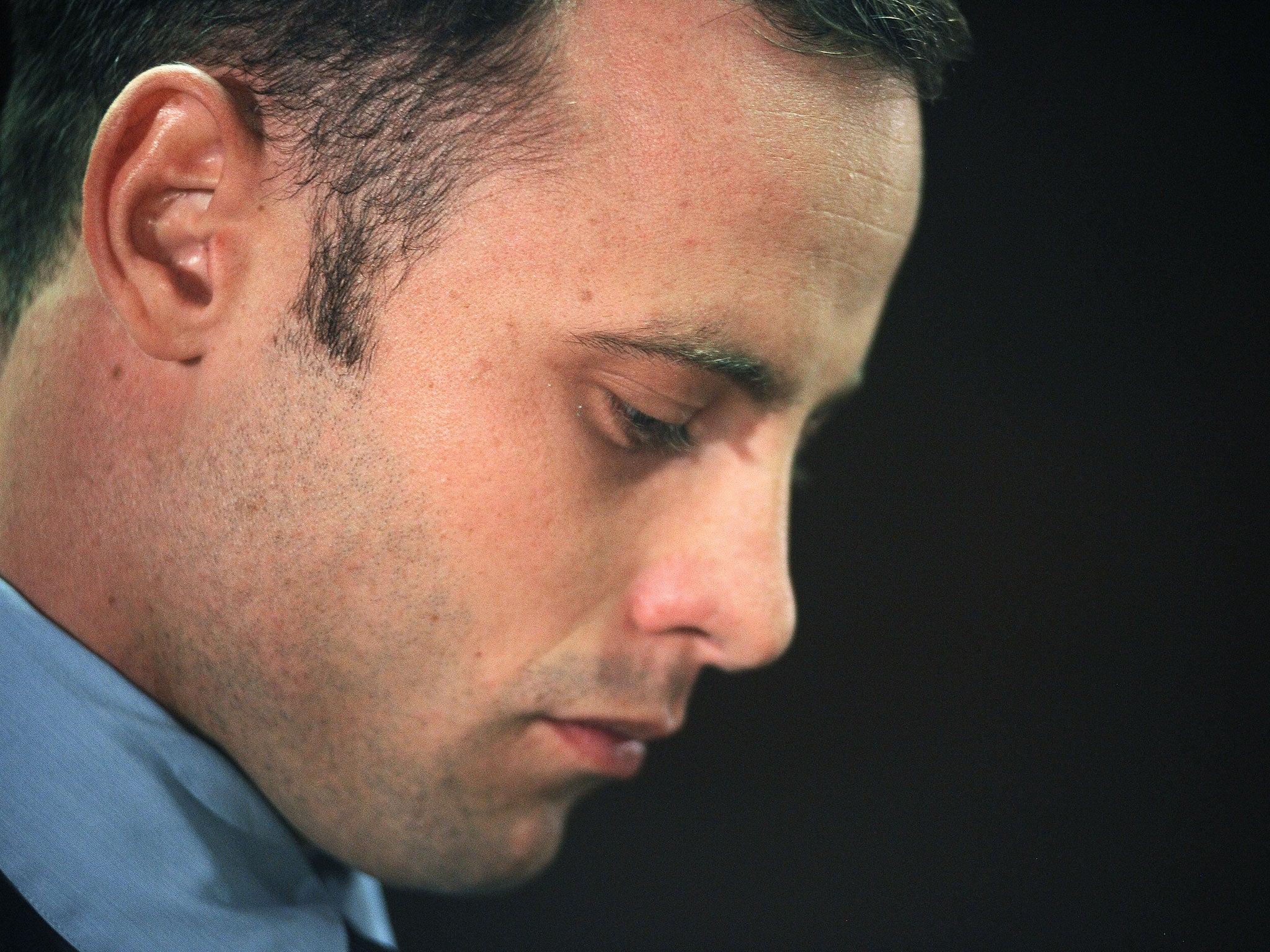 South African Olympic sprinter Oscar Pistorius appears at the Magistrate Court in Pretoria