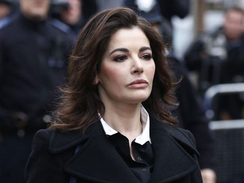 Nigella Lawson, arrives at Isleworth Crown Court