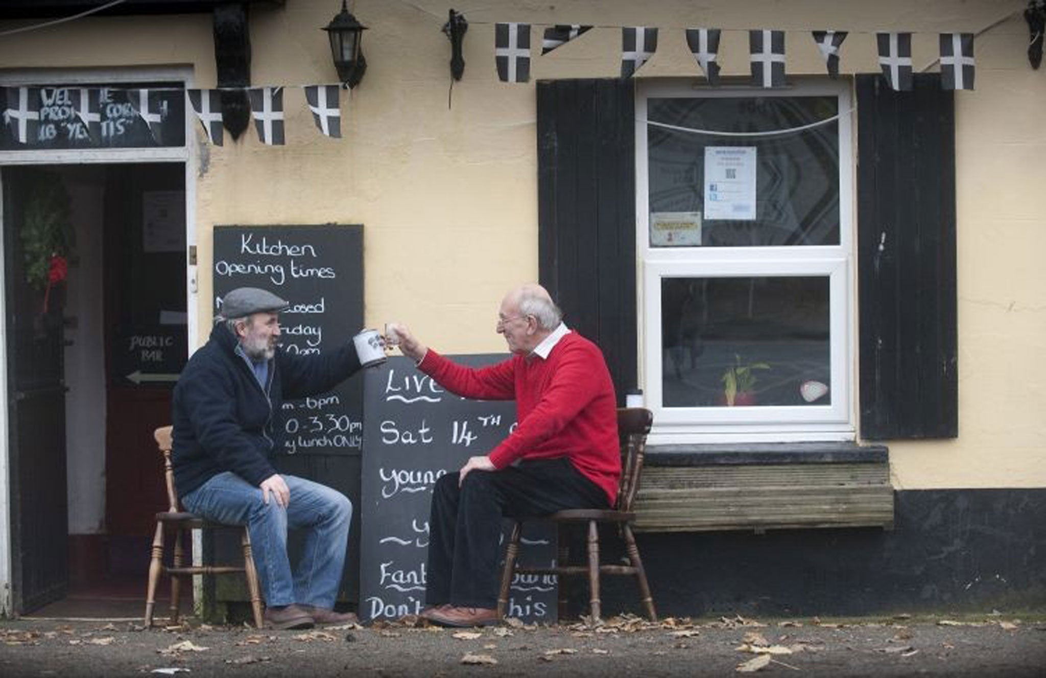 Villagers bought The Halfway House Inn, Polbathic, after it went out of business