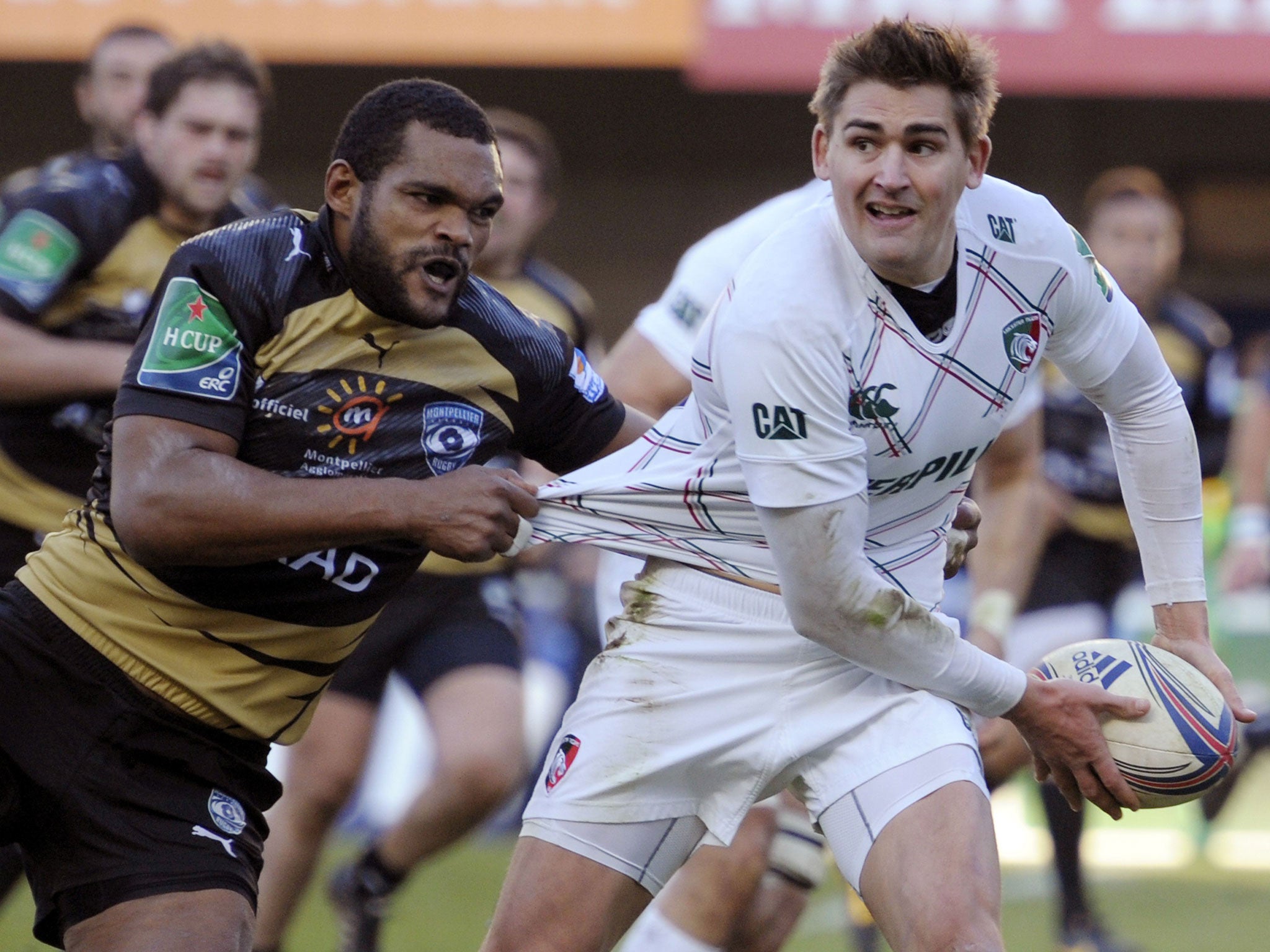 Toby Flood, right, has dropped down the England pecking order and moving abroad would dent his hopes further