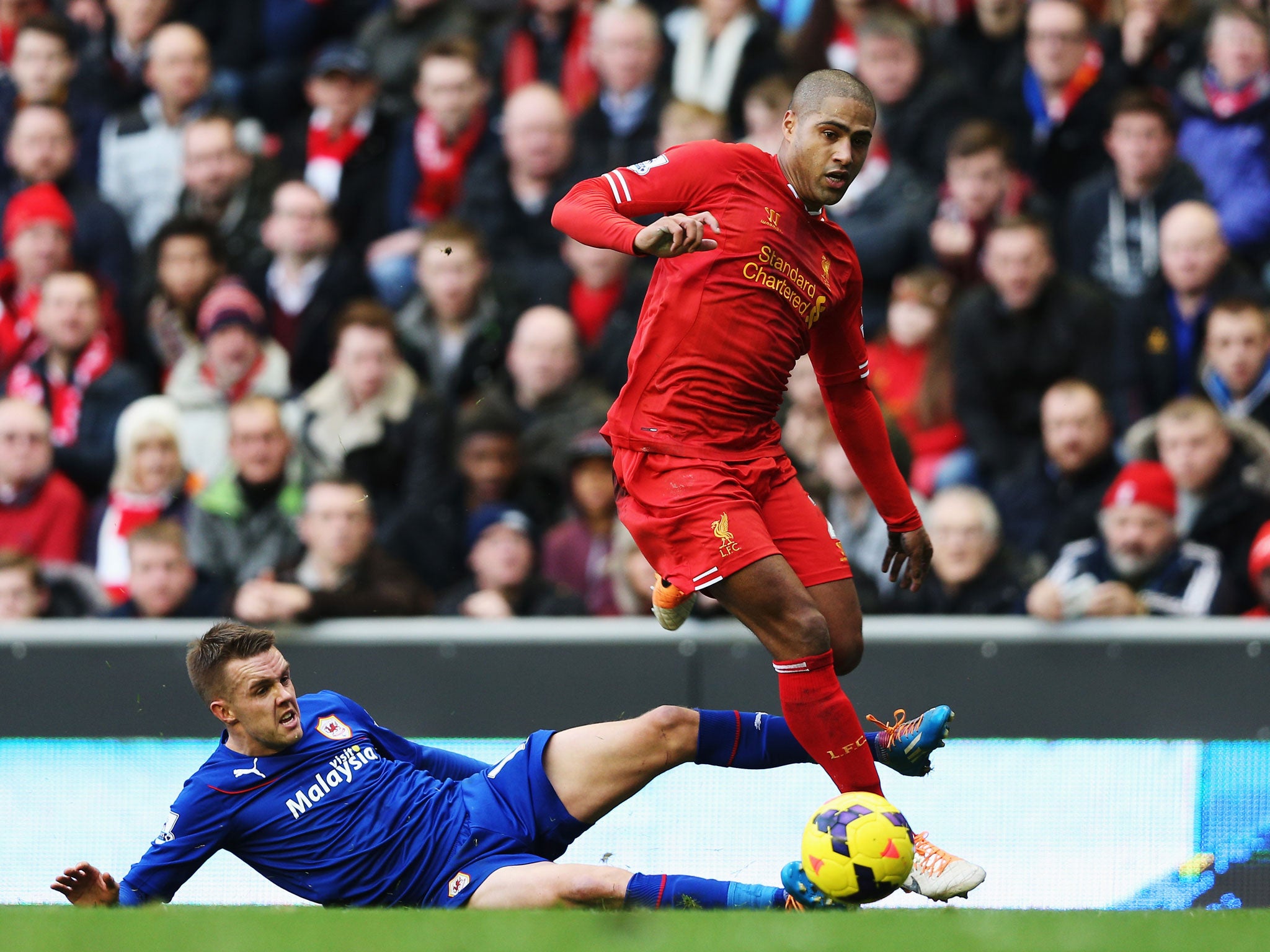 Glen Johnson has returned to the Liverpool starting XI