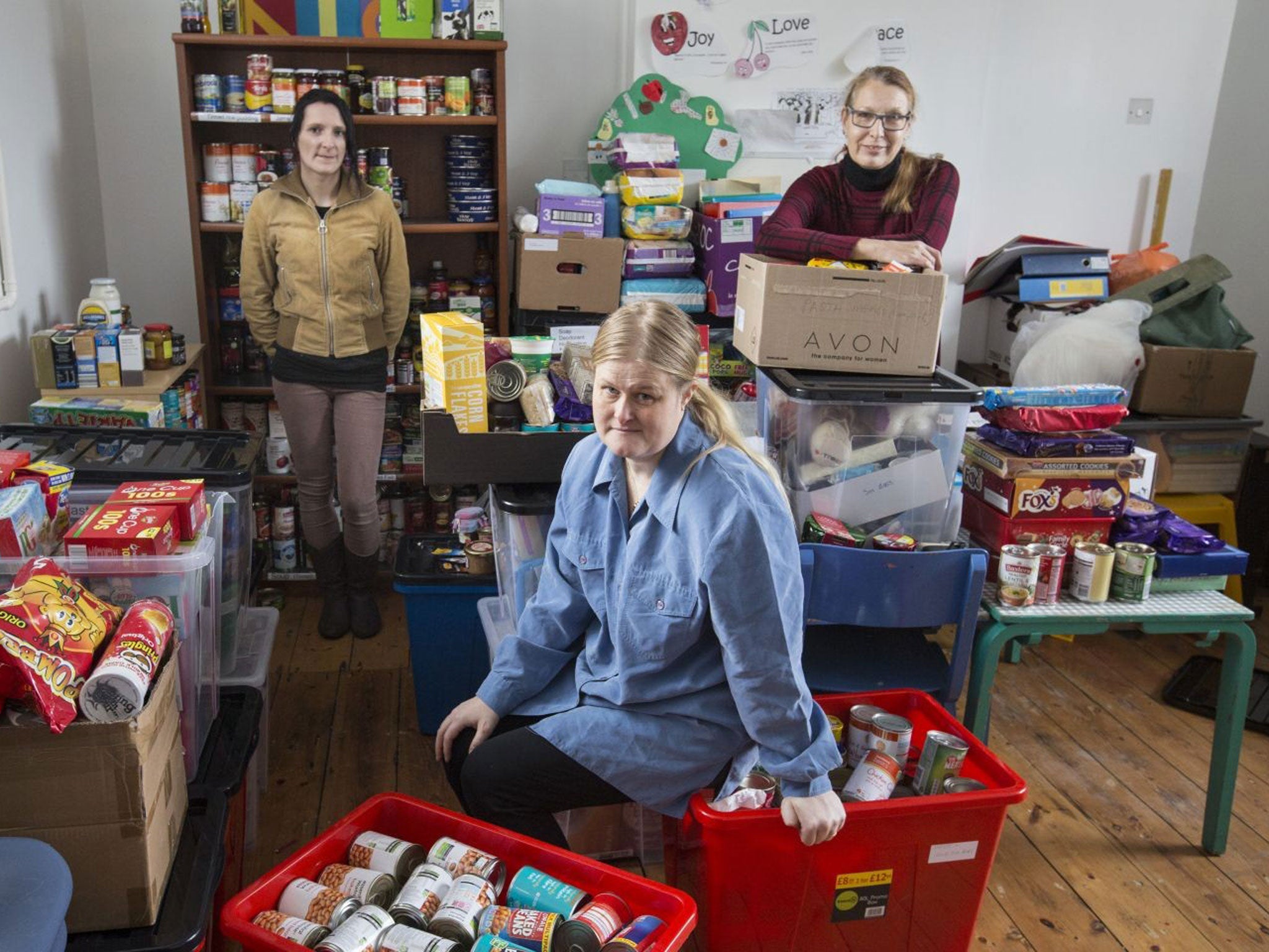 Mouths to feed: Jo Cypher at the Oxfordshire West Food Bank