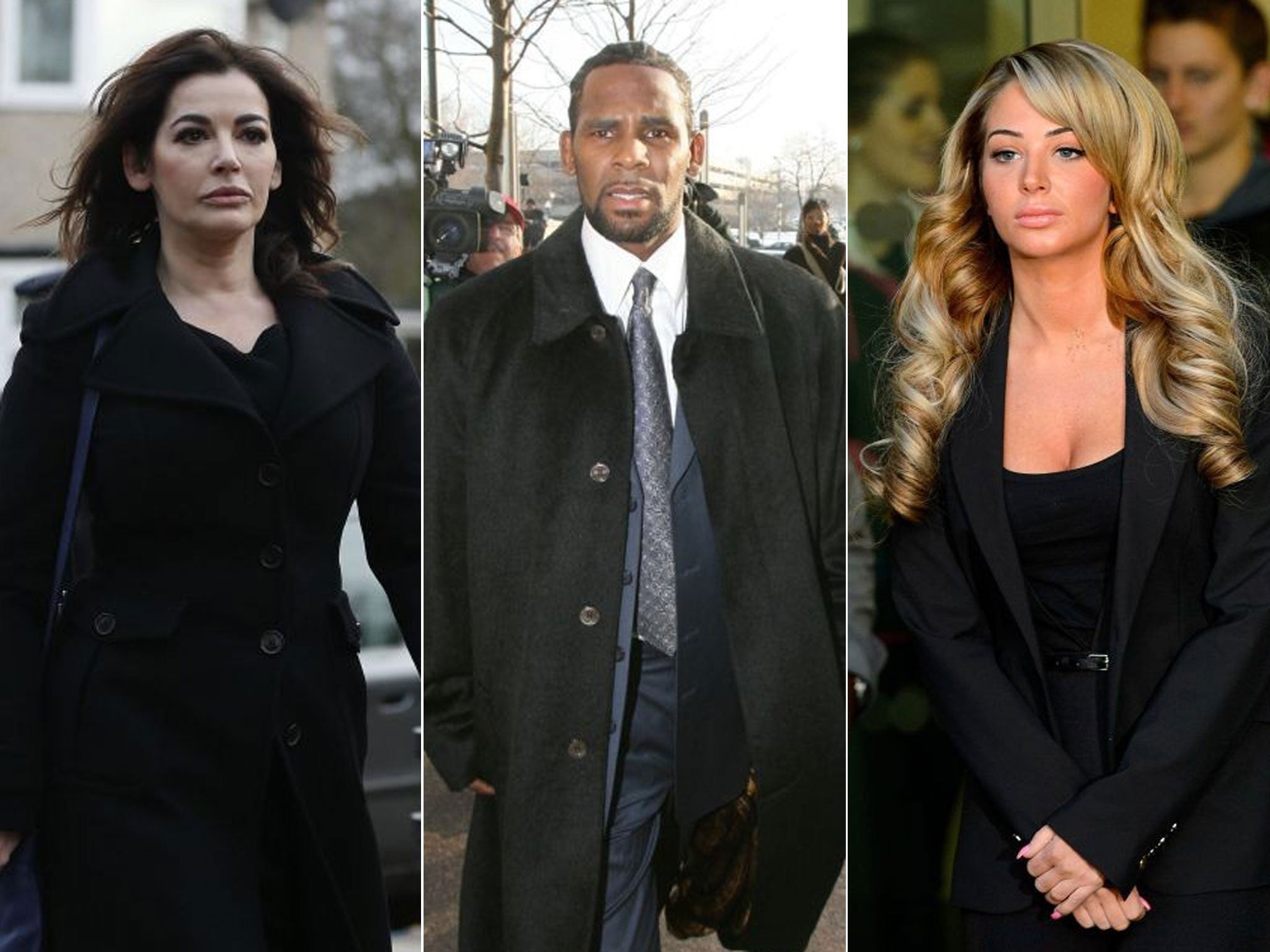 Nigella and Tulisa have been treated very differently to R Kelly when their reputation is threatened