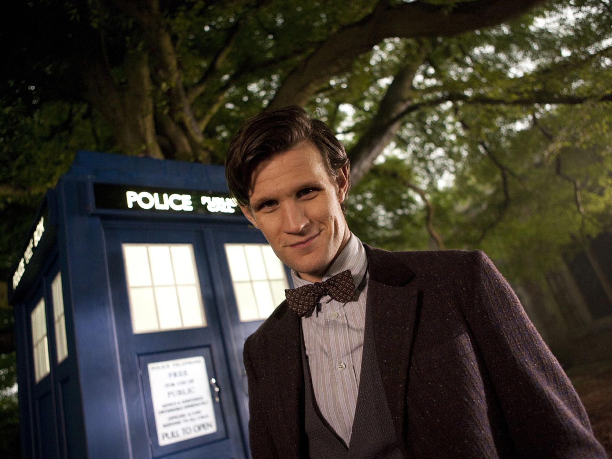 Matt Smith as the eleventh Doctor (BBC)