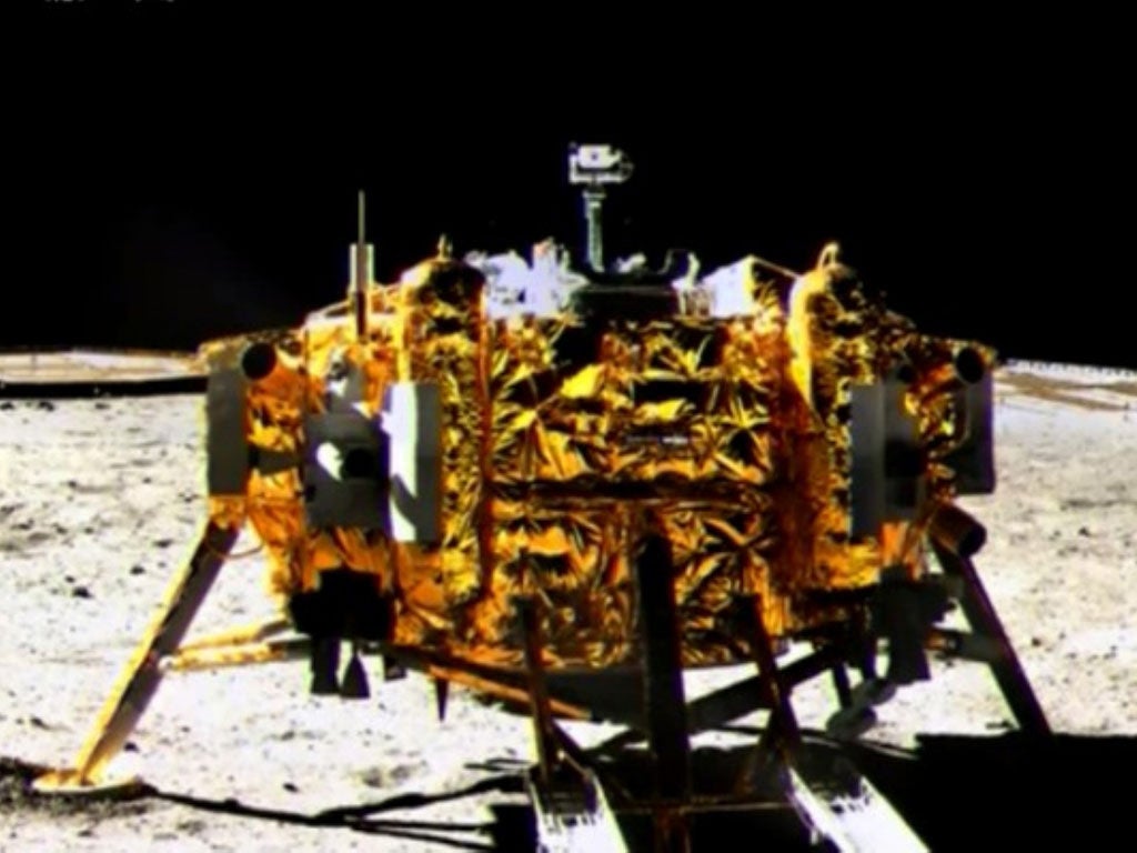 The Chinese lunar lander Chang’e-3