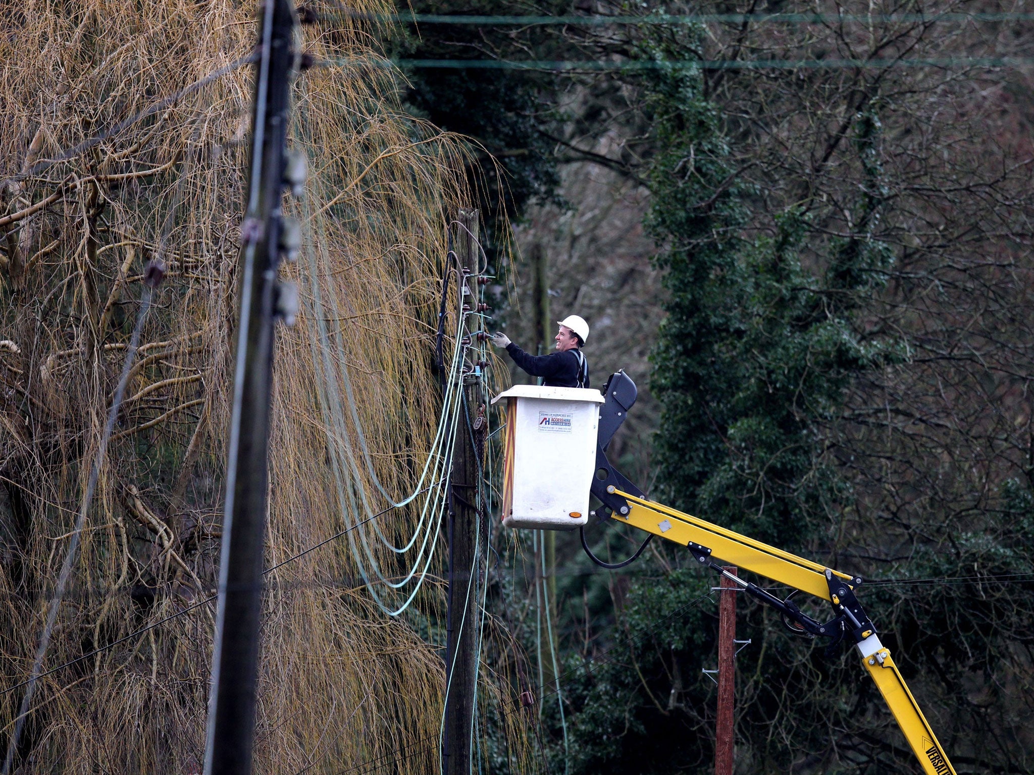 Nearly all homes cut off from electricity over the Christmas period were due to be finally reconnected on Sunday night