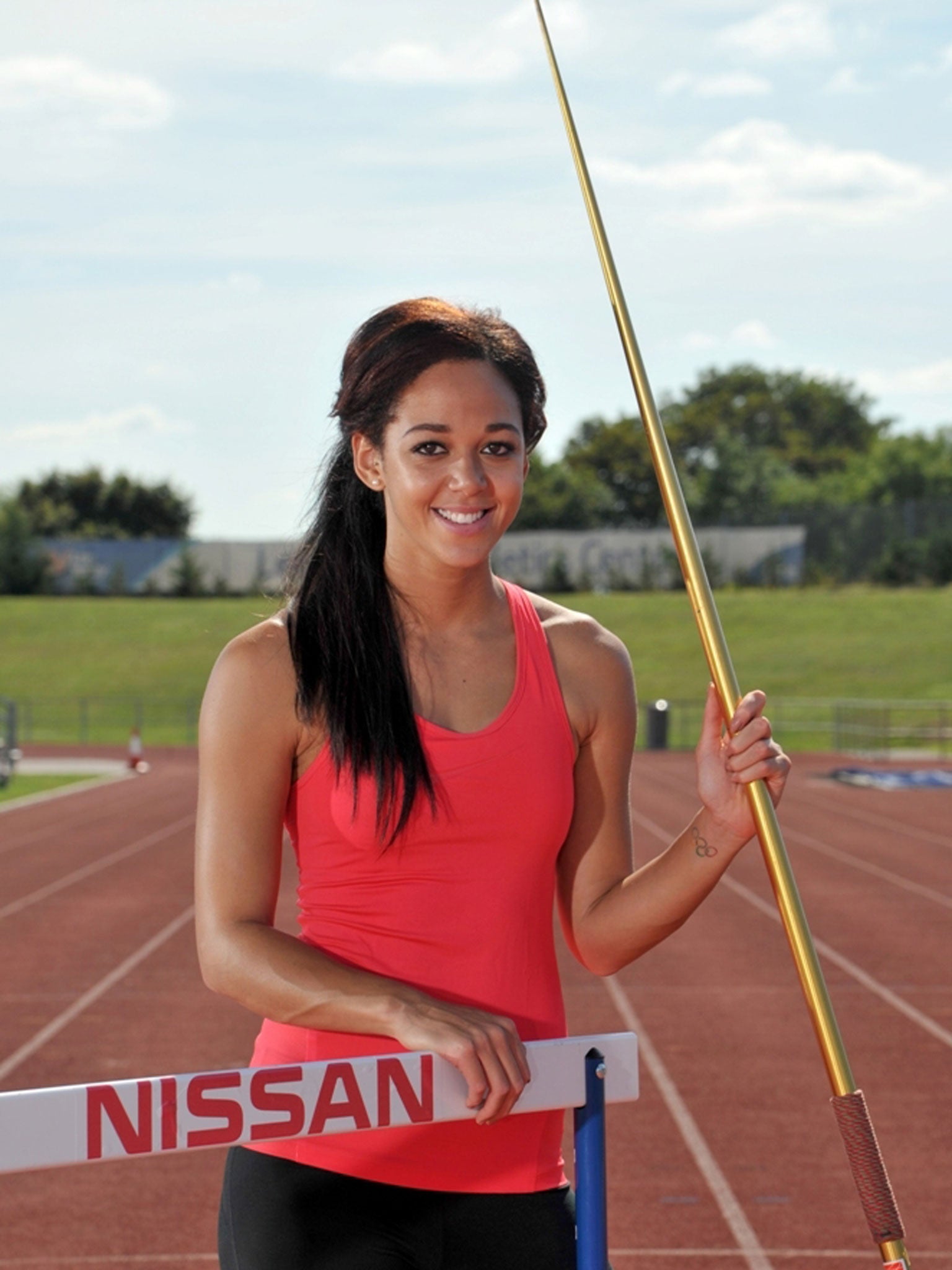 Johnson-Thompson threw her best javelin score in Moscow