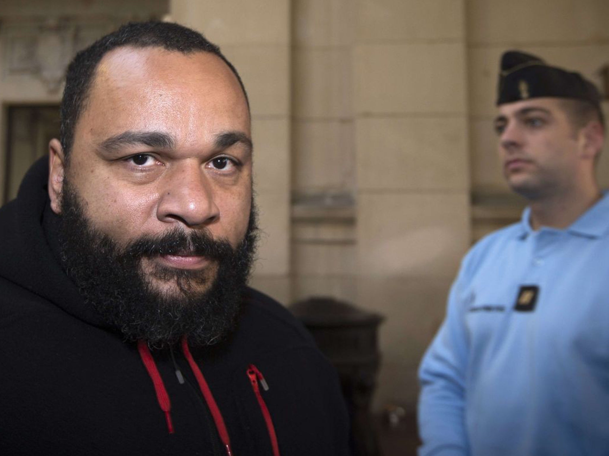 Dieudonné on trial in Paris earlier this month